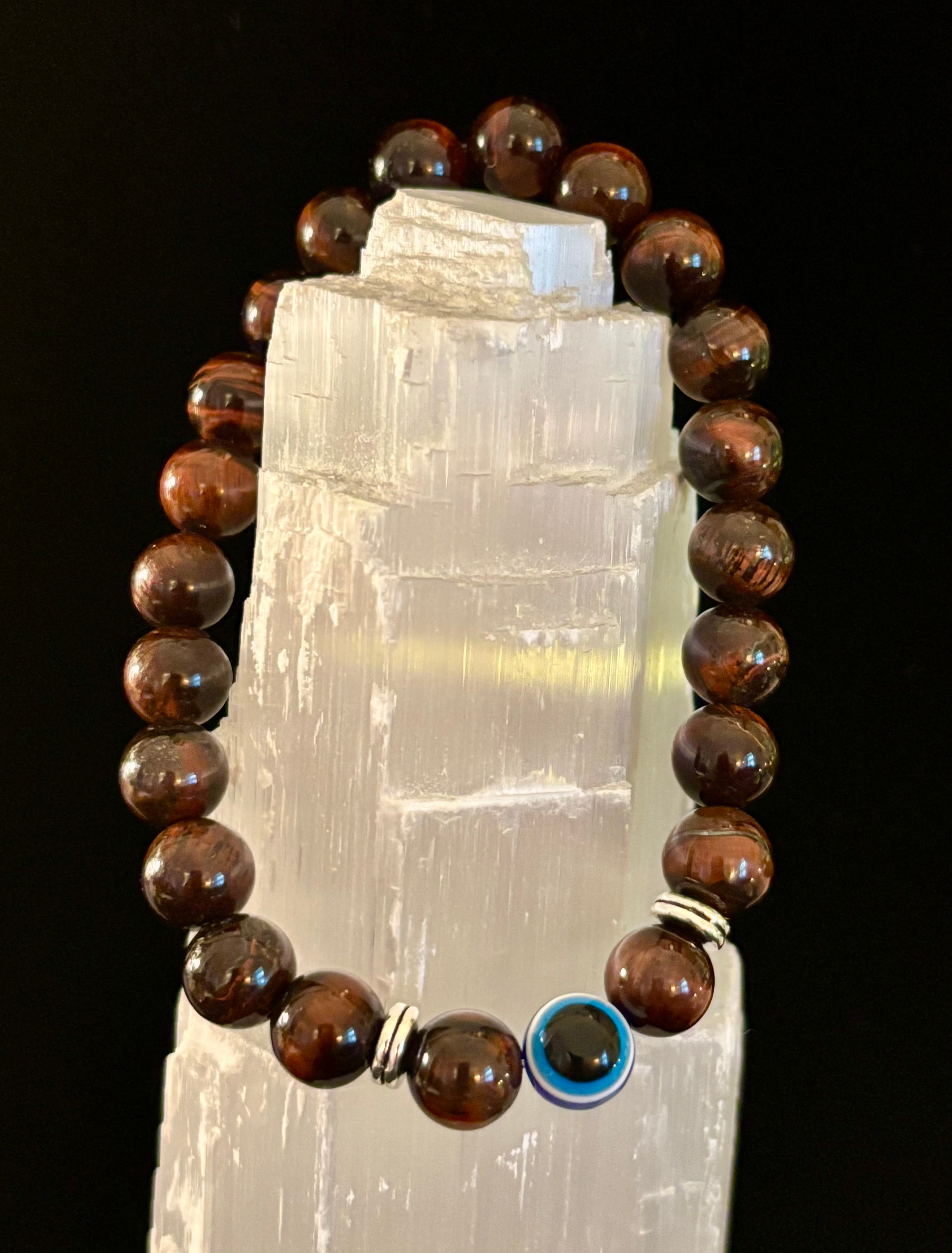 Evil Eye Style Beaded Bracelets – Handmade Natural Stone Protection | | Wiccan Center