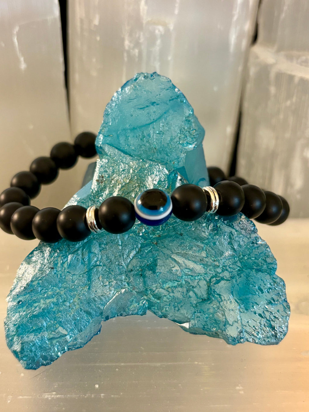 Evil Eye Style Beaded Bracelets – Handmade Natural Stone Protection | | Wiccan Center