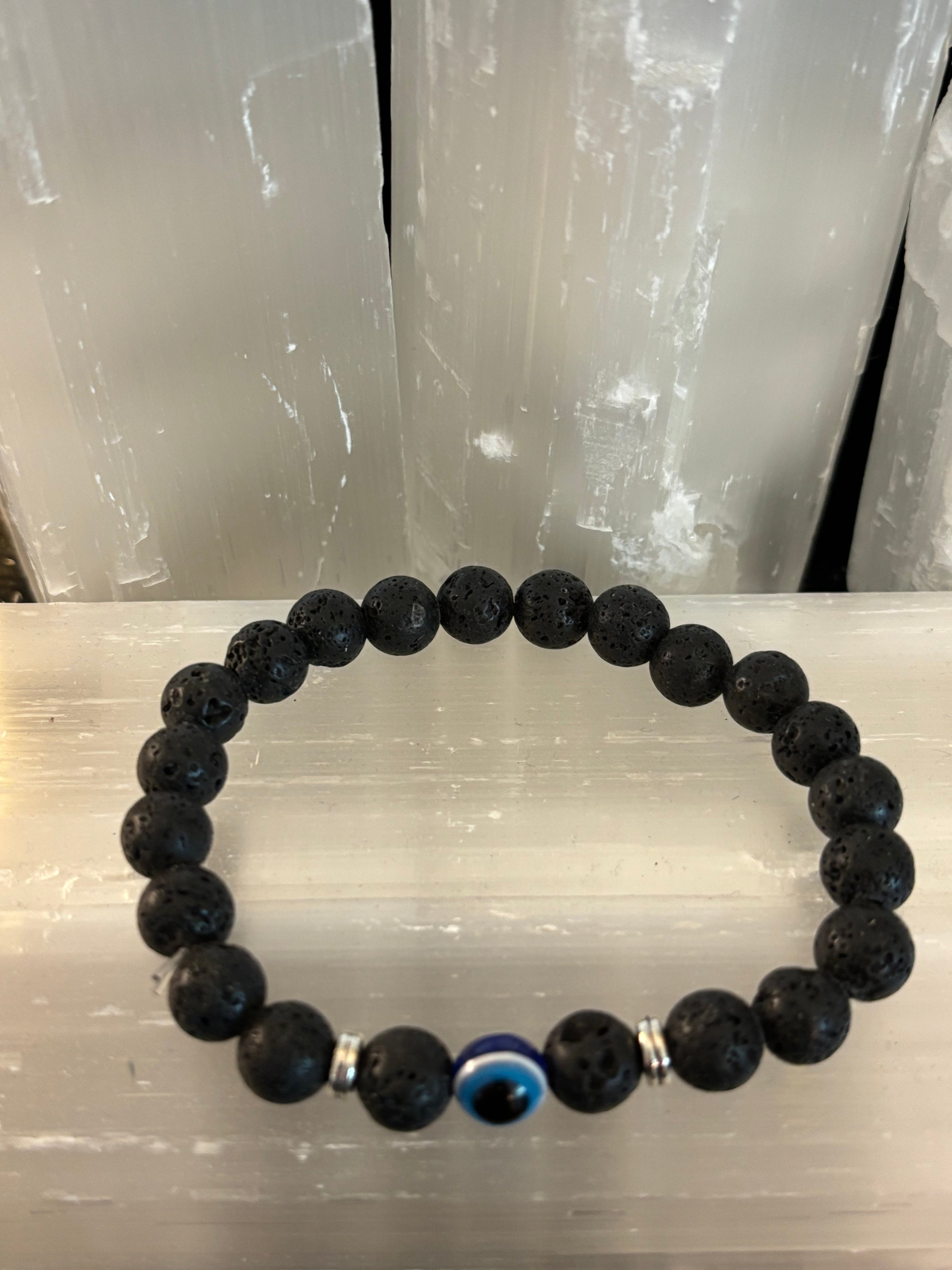 Evil Eye Style Beaded Bracelets – Handmade Natural Stone Protection | | Wiccan Center
