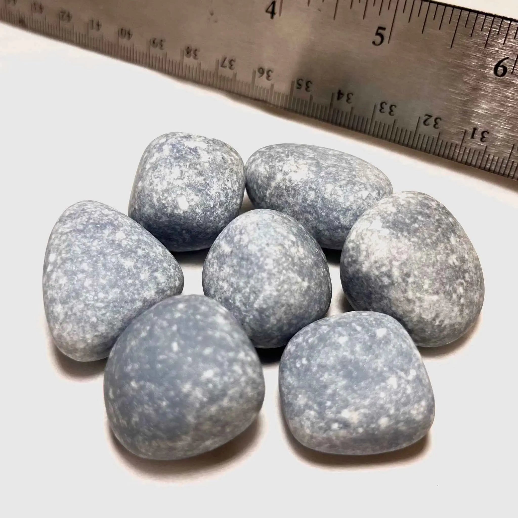 Angelite Tumbled Pocket Stone | Tumbled Stones | Wiccan Center
