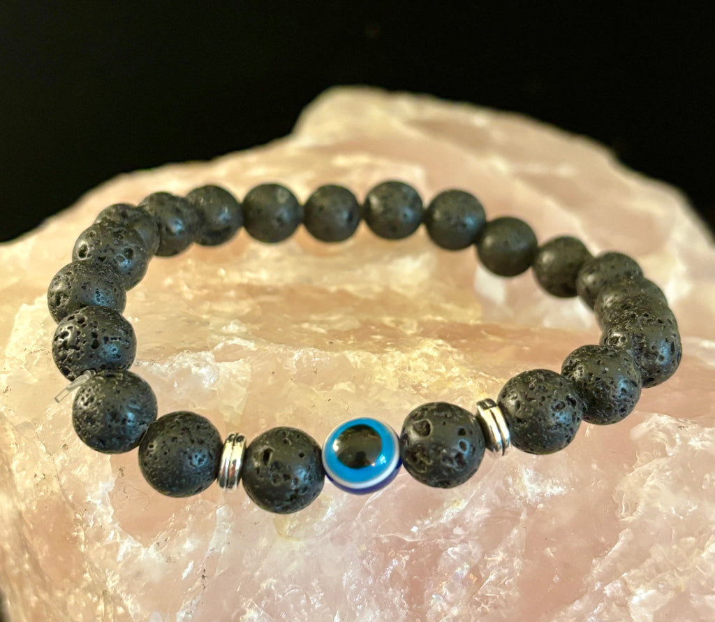 Evil Eye Style Beaded Bracelets – Handmade Natural Stone Protection | | Wiccan Center