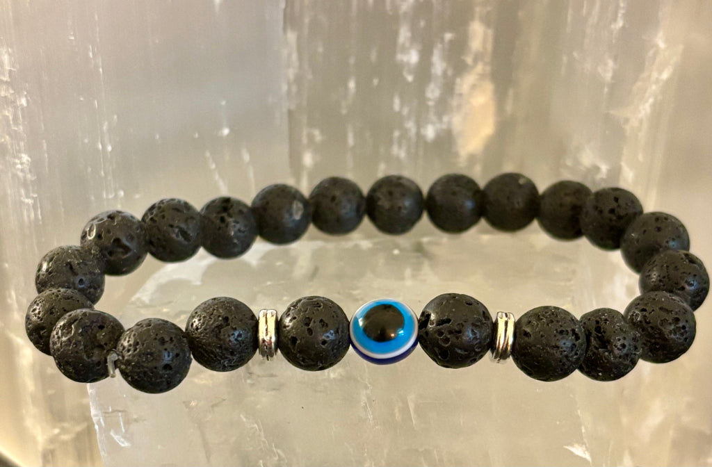 Evil Eye Style Beaded Bracelets – Handmade Natural Stone Protection | | Wiccan Center