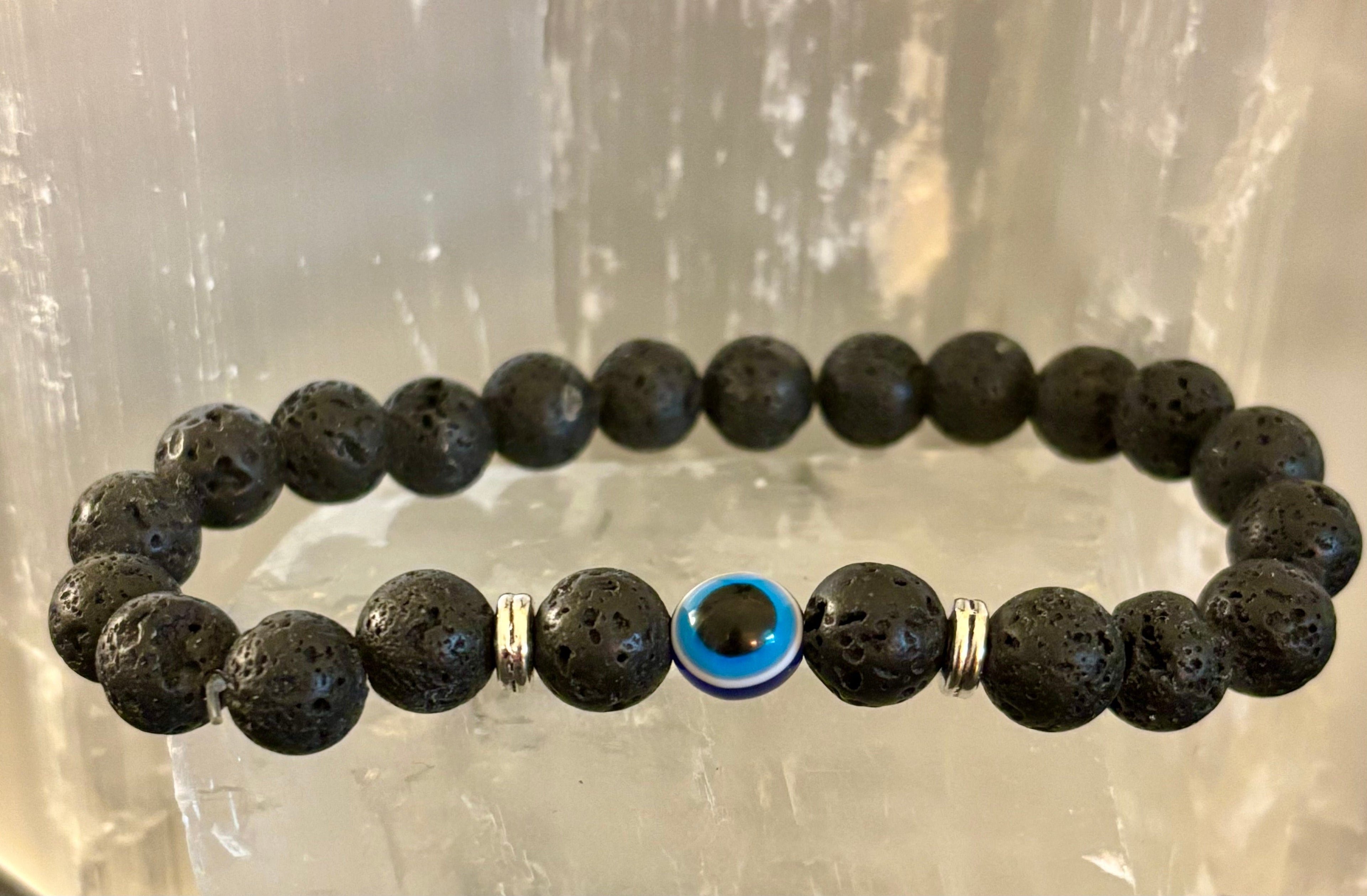 Evil Eye Style Beaded Bracelets – Handmade Natural Stone Protection | | Wiccan Center