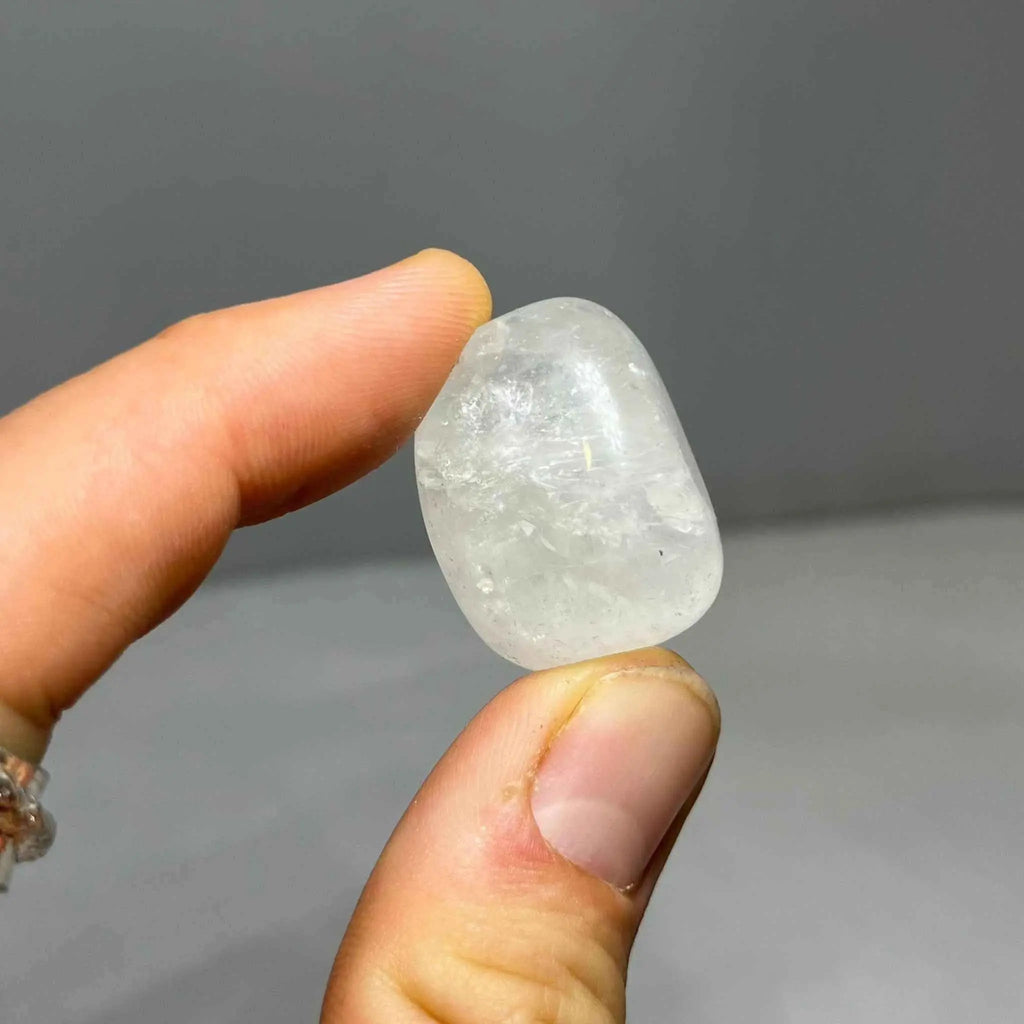 Snow Quartz Tumbled Stone | Tumbled Stones | Wiccan Center