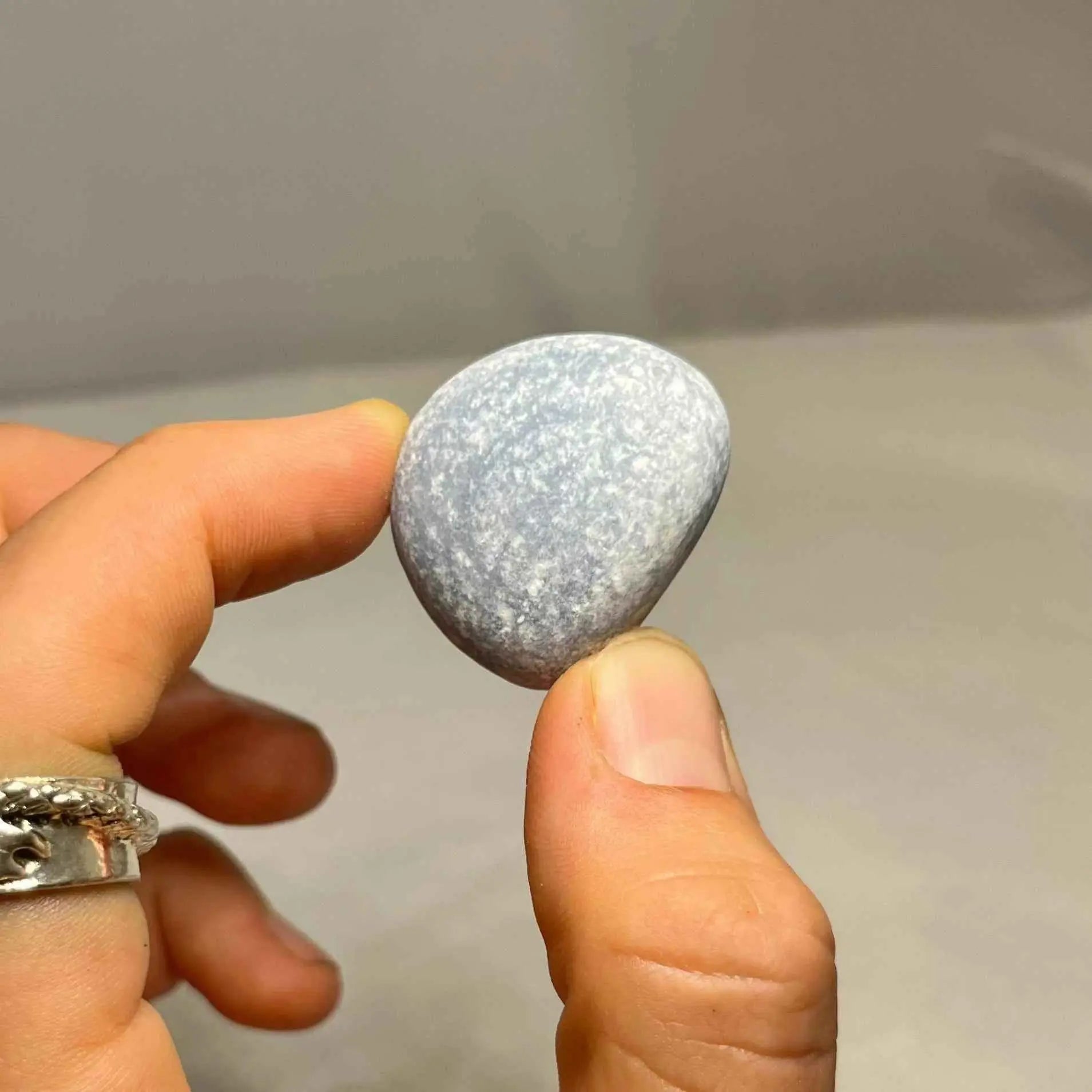 Angelite Tumbled Pocket Stone | Tumbled Stones | Wiccan Center