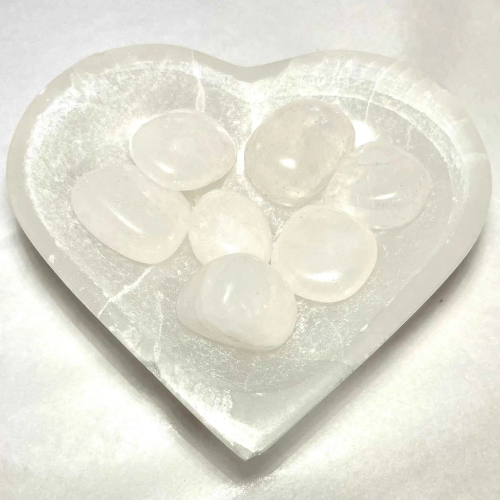 Snow Quartz Tumbled Stone | Tumbled Stones | Wiccan Center