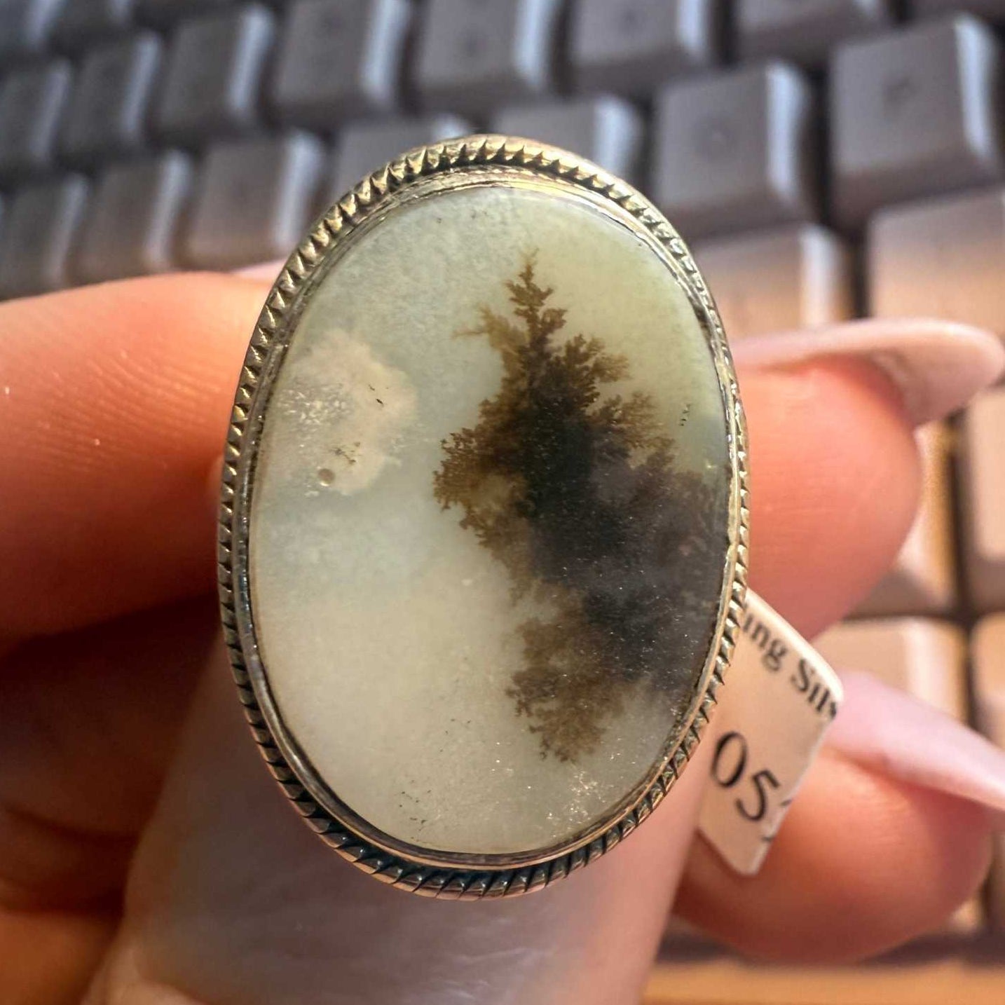 Dendritic Tree Agate Ring - Each Unique Art | Rings | Wiccan Center