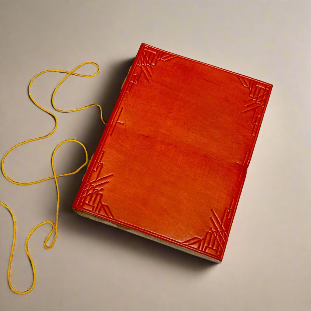 Plain Cover Leather Journal with Lined Pages | Journal | Wiccan Center