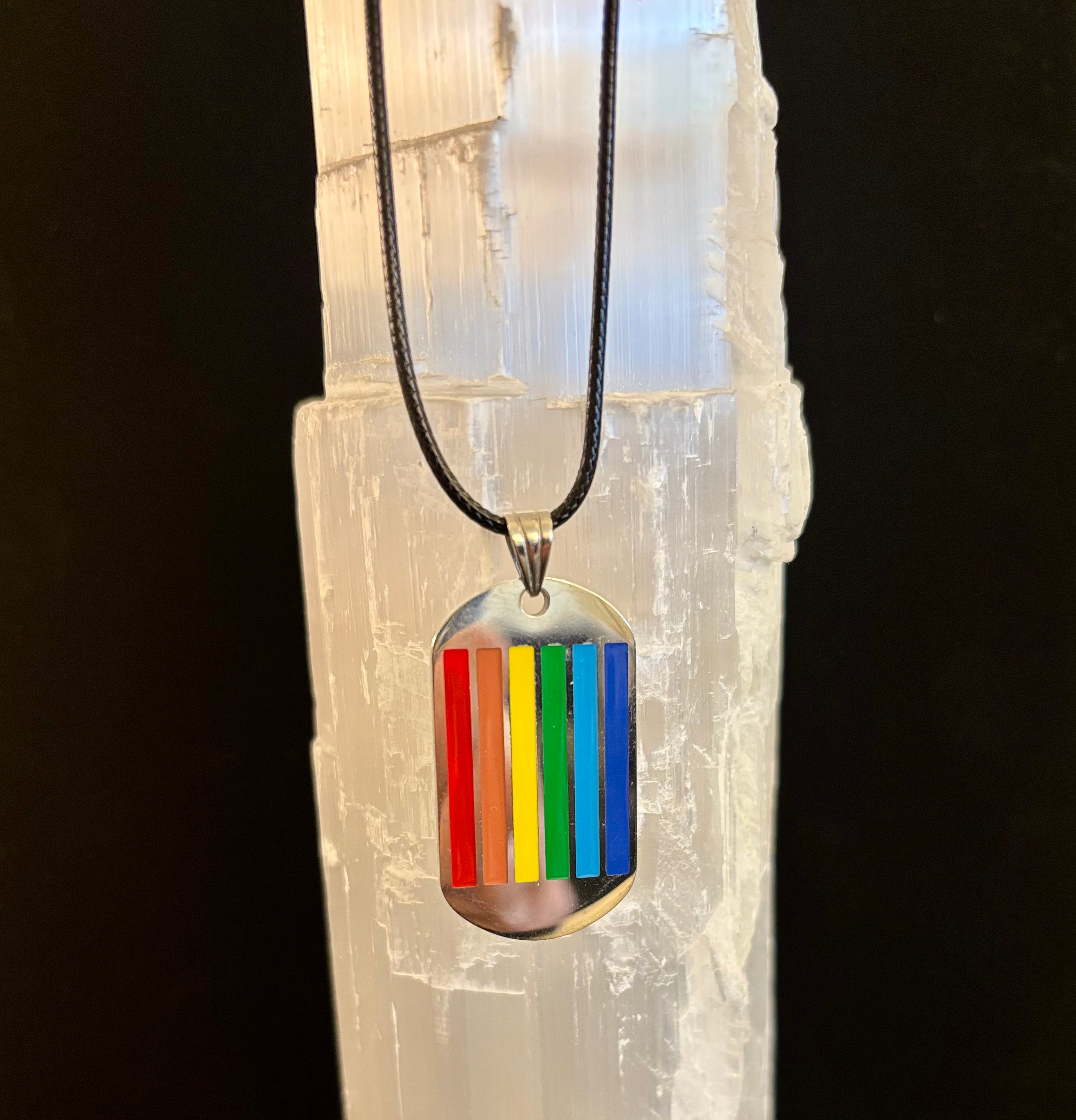 Bold Pride Dog Tag Necklace Collection – 3 Unique Styles | | Wiccan Center
