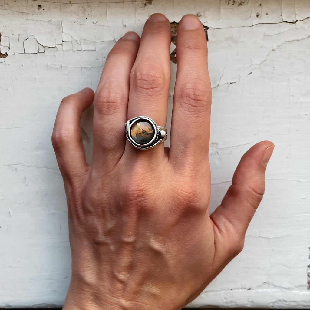 Mars and Moons Ring | Ring | Wiccan Center
