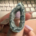 Agate Slice Statement Ring – Blue Druzy Geode Cut – Size 10 | Rings | Wiccan Center