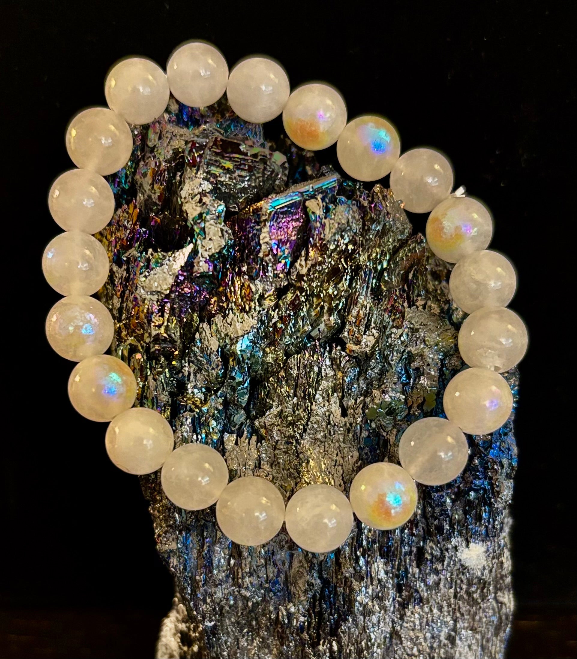 Moonstone Beaded Bracelet | | Wiccan Center