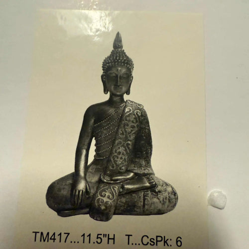11.5" Buddha Touching the Earth Protection | Statues and Figurines | Wiccan Center