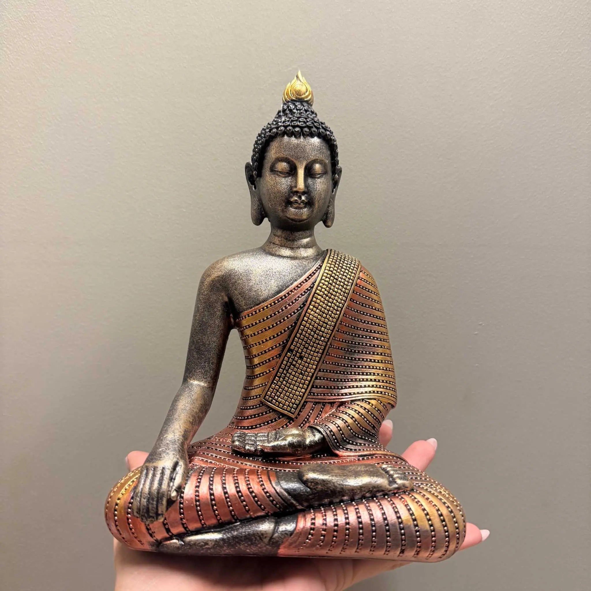 8" Buddha in Red - Protection | Statues and Figurines | Wiccan Center