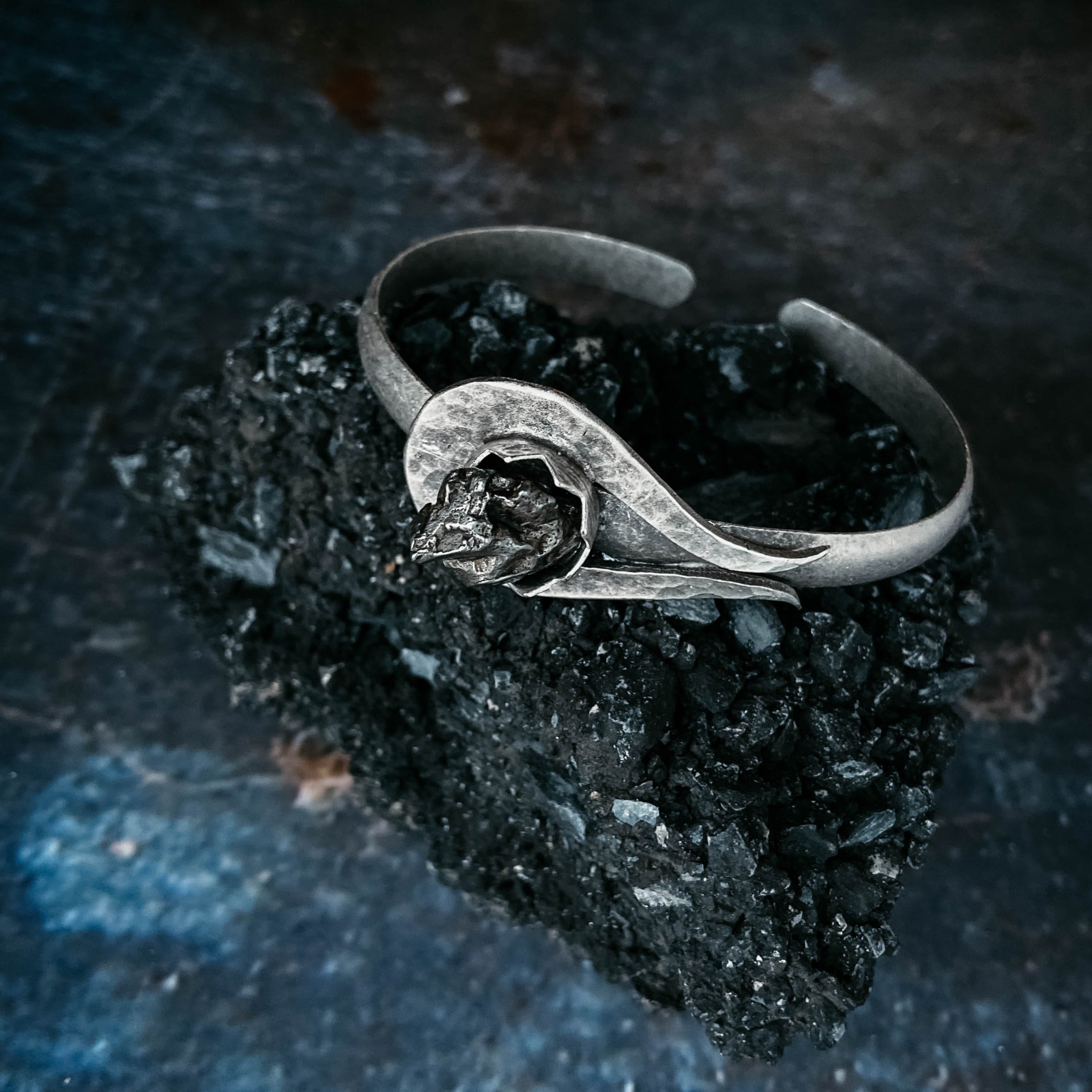 Comet Meteorite Cuff Bracelet | Bracelet | Wiccan Center
