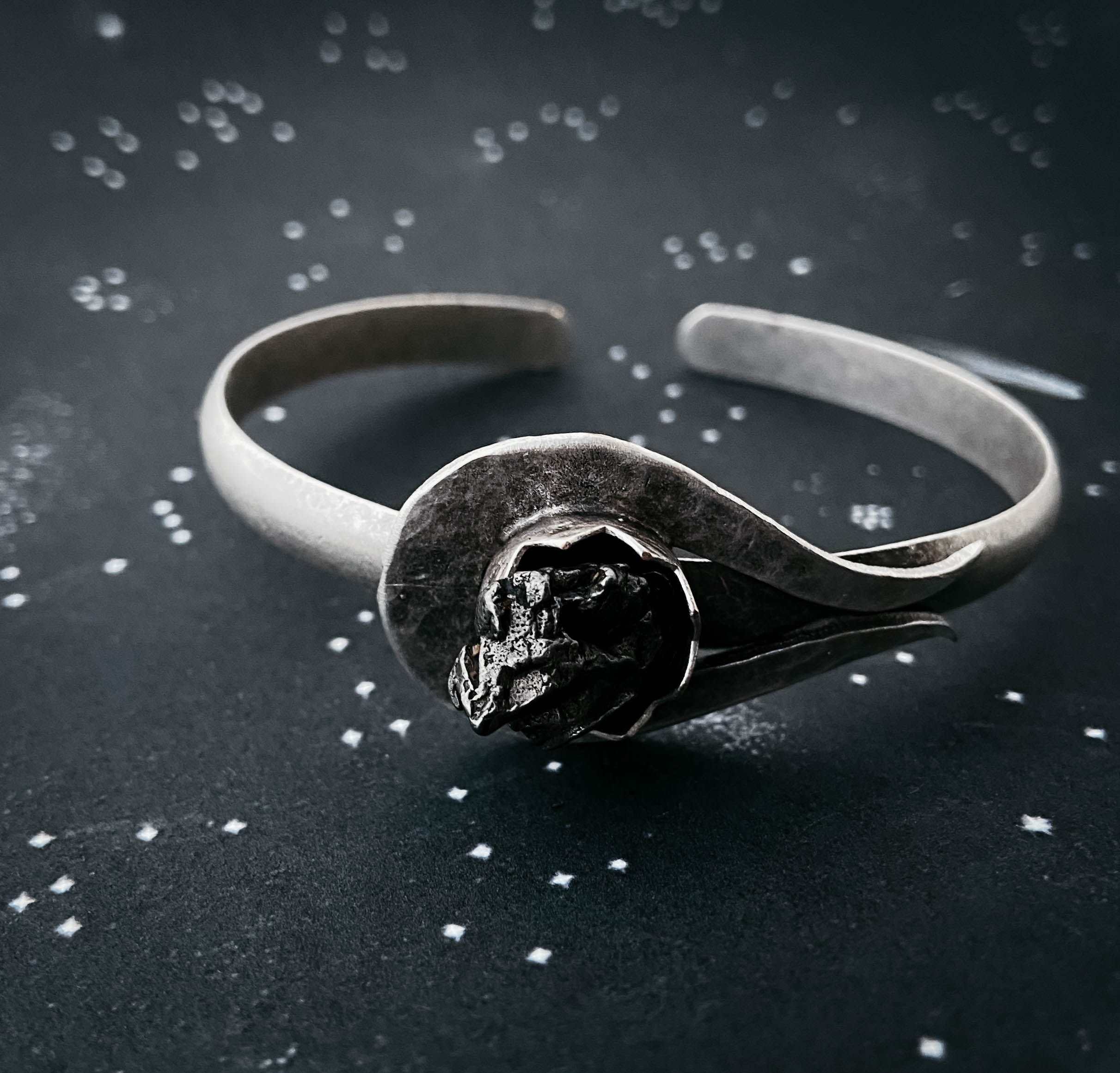 Comet Meteorite Cuff Bracelet | Bracelet | Wiccan Center