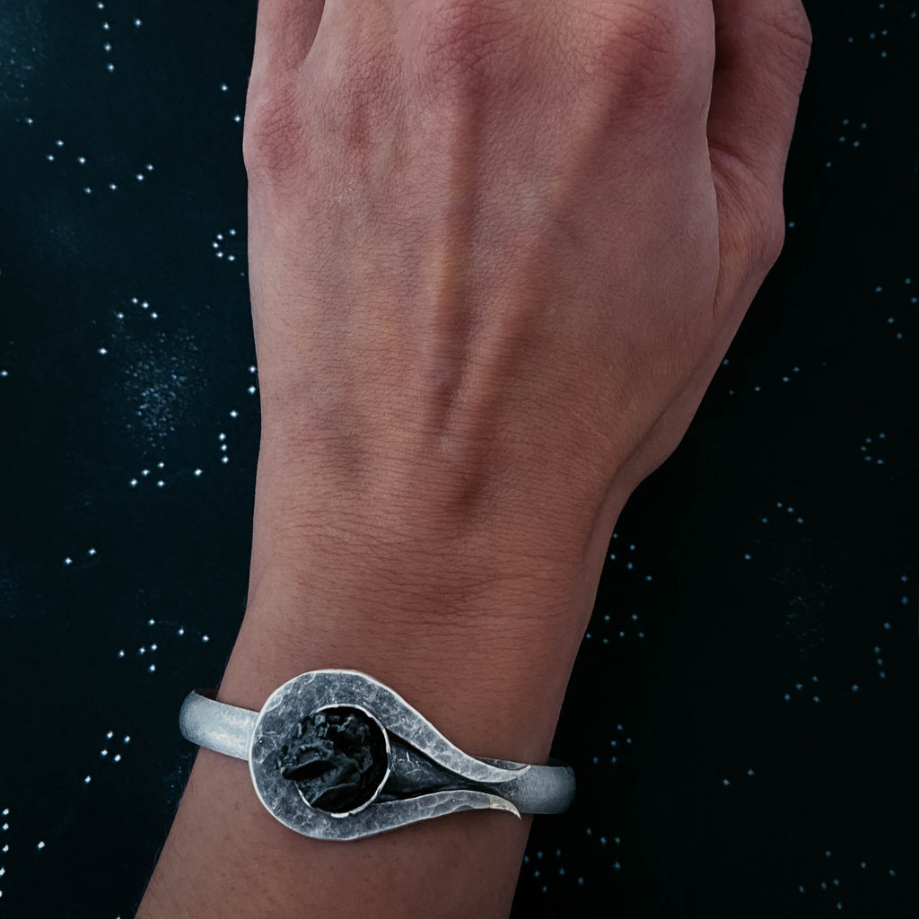 Comet Meteorite Cuff Bracelet | Bracelet | Wiccan Center