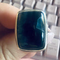 Pietersite Wide-Rectangle Ring – Sterling Silver – Size 8 | Rings | Wiccan Center