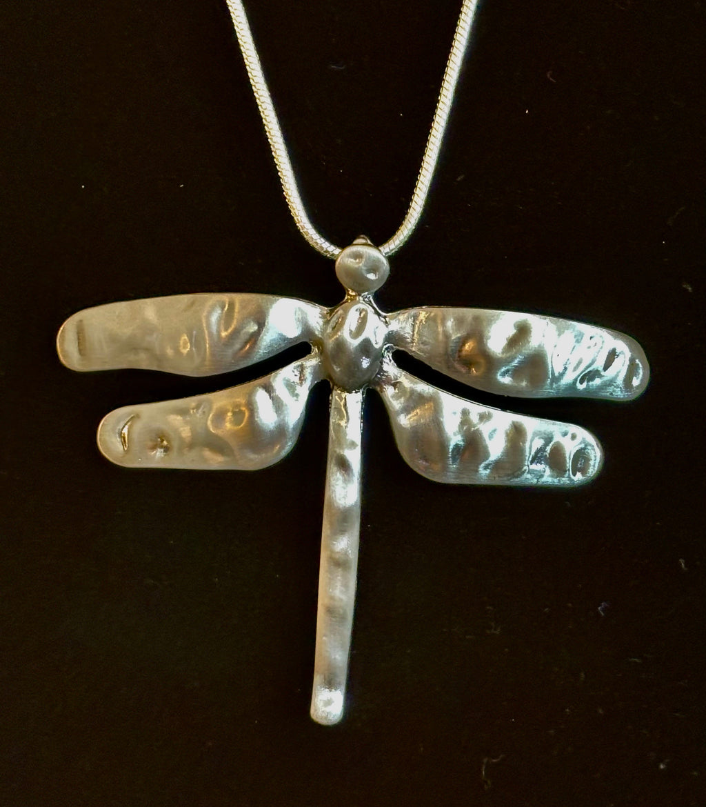 🐉 Dragonfly Pendant Necklace – Embrace Change, Fly Fierce | | Wiccan Center