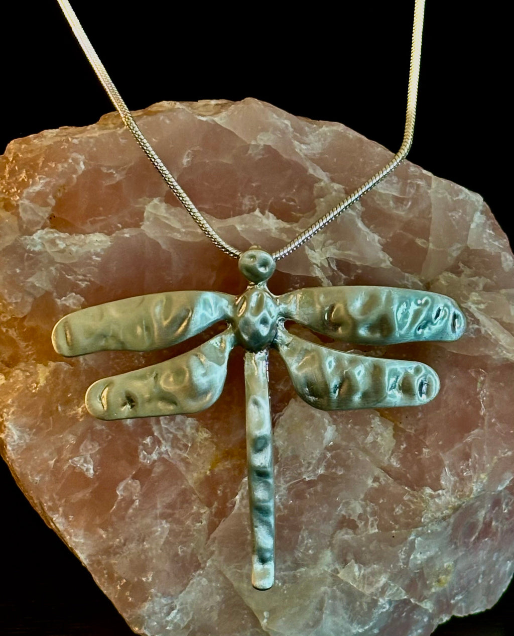 🐉 Dragonfly Pendant Necklace – Embrace Change, Fly Fierce | | Wiccan Center