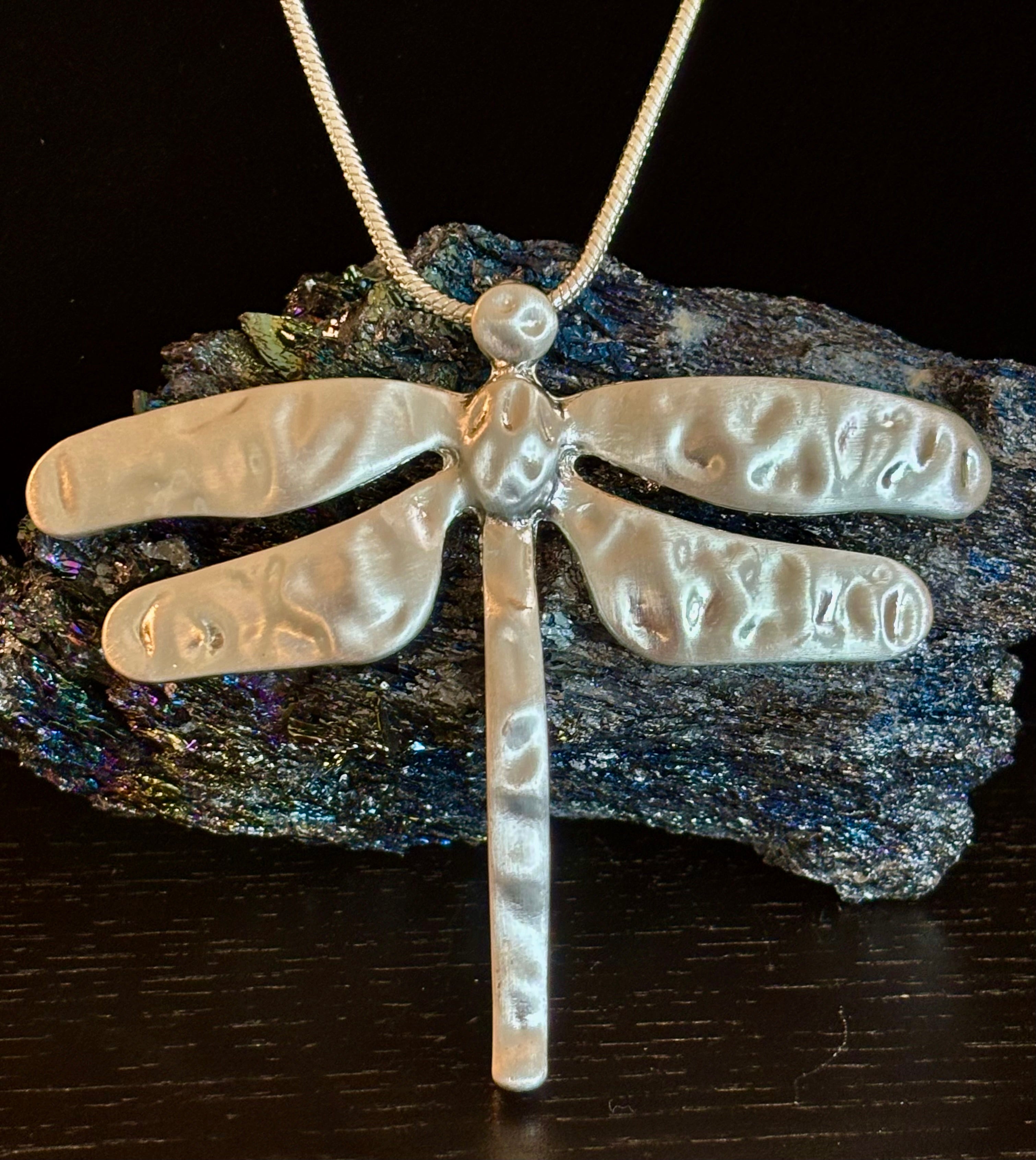 🐉 Dragonfly Pendant Necklace – Embrace Change, Fly Fierce | | Wiccan Center