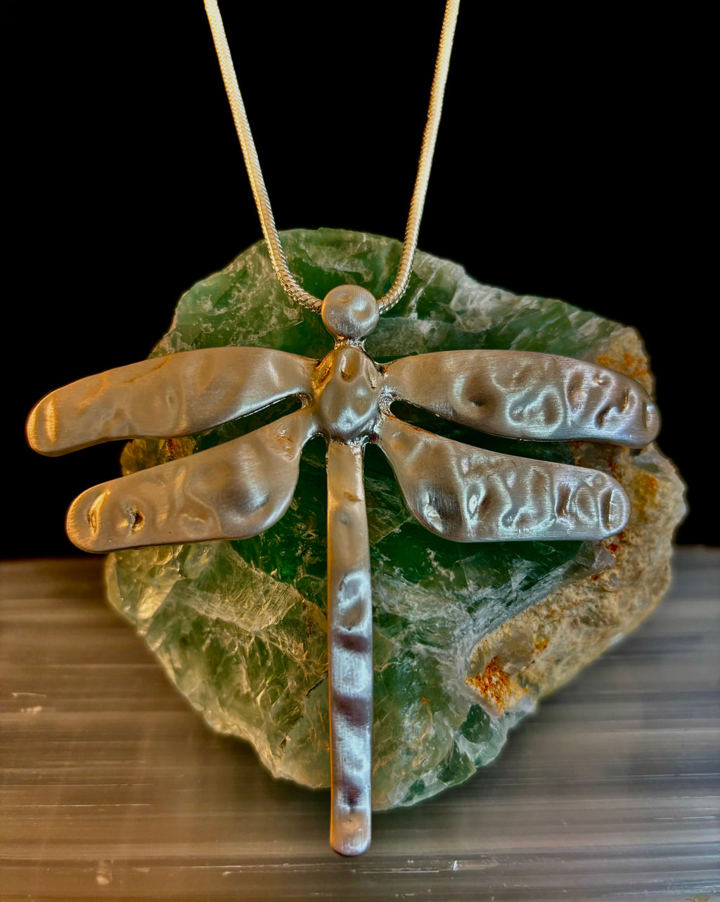 🐉 Dragonfly Pendant Necklace – Embrace Change, Fly Fierce | | Wiccan Center