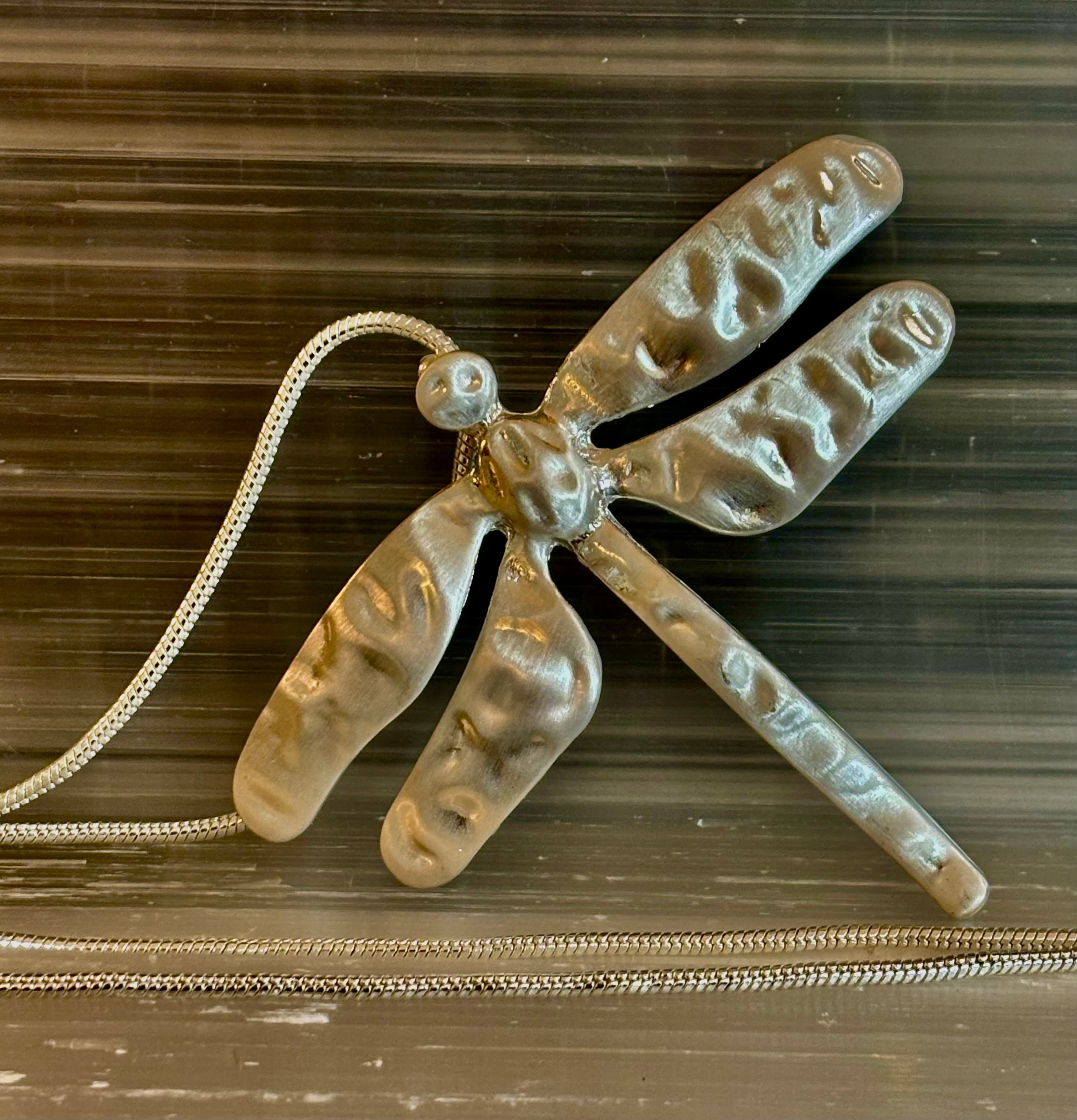 🐉 Dragonfly Pendant Necklace – Embrace Change, Fly Fierce | | Wiccan Center