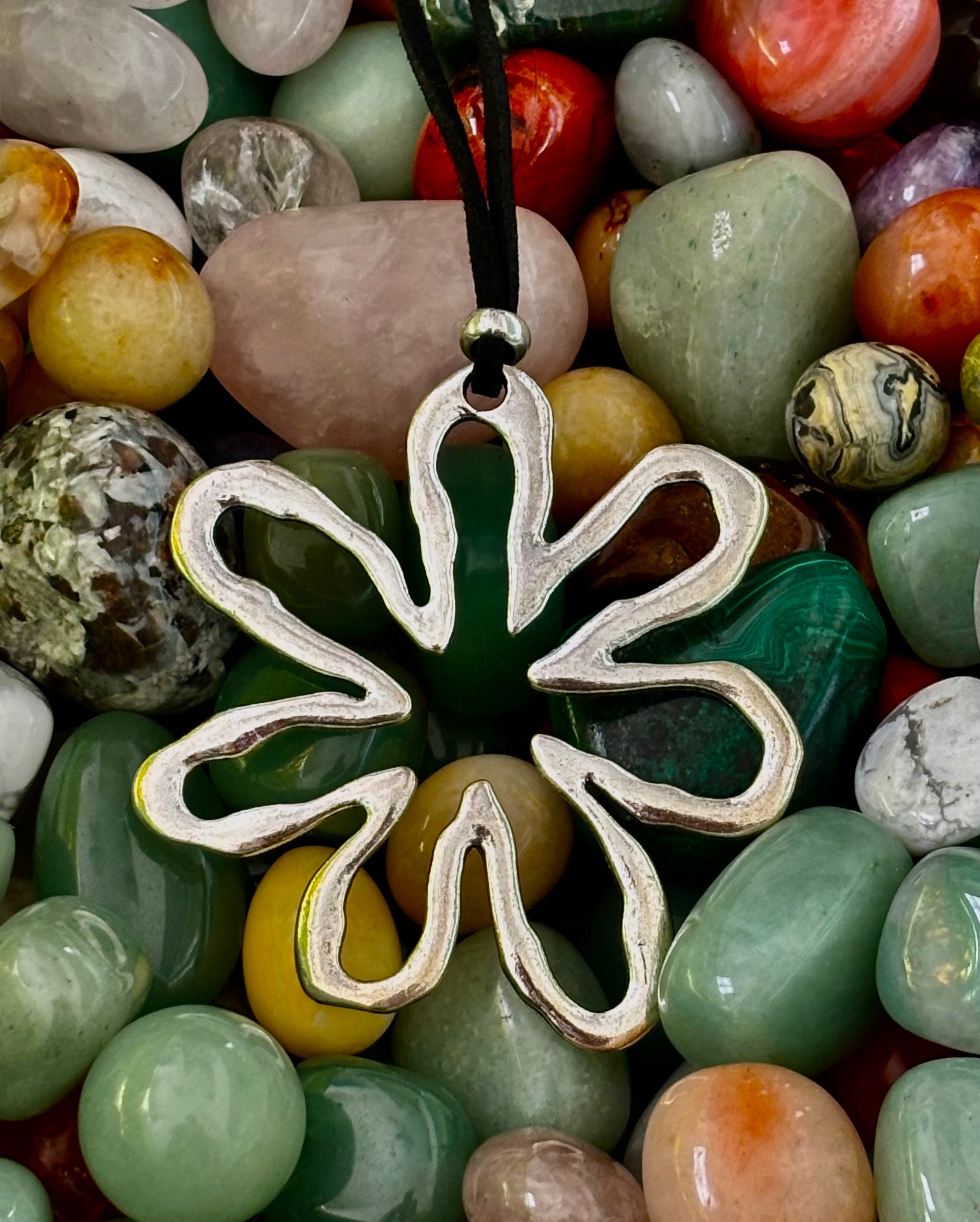 Hollow Out Flower Charm Necklace – Free-Spirited, Fierce, and Fabulous | | Wiccan Center