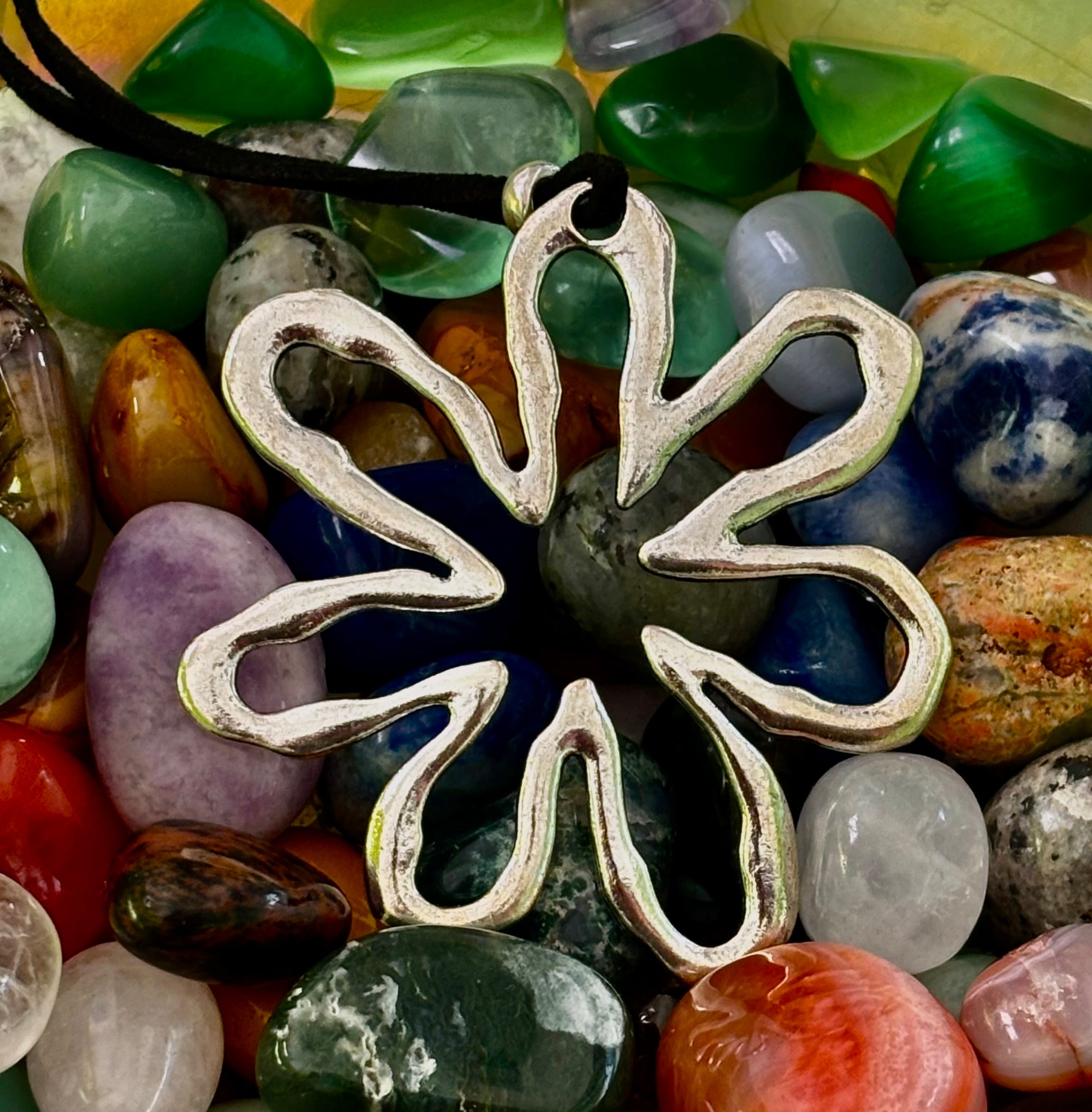Hollow Out Flower Charm Necklace – Free-Spirited, Fierce, and Fabulous | | Wiccan Center