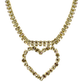 Lulu Diamond Heart Necklace