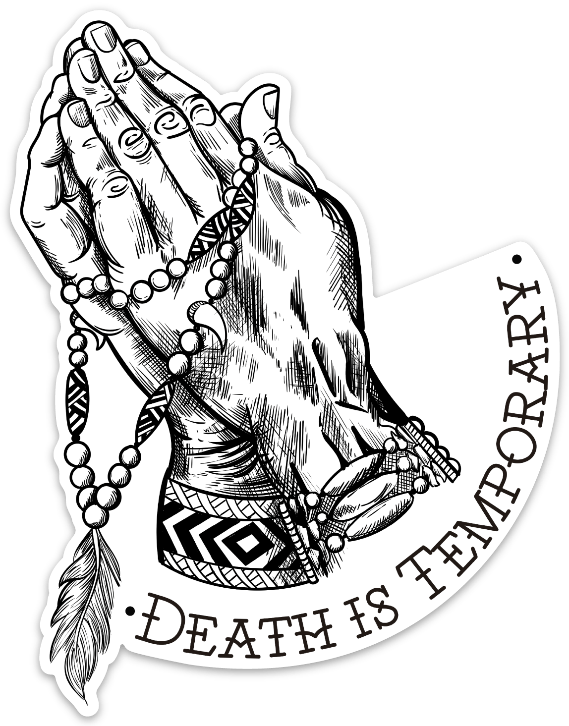 Death is Temporary Decal | | Wiccan Center