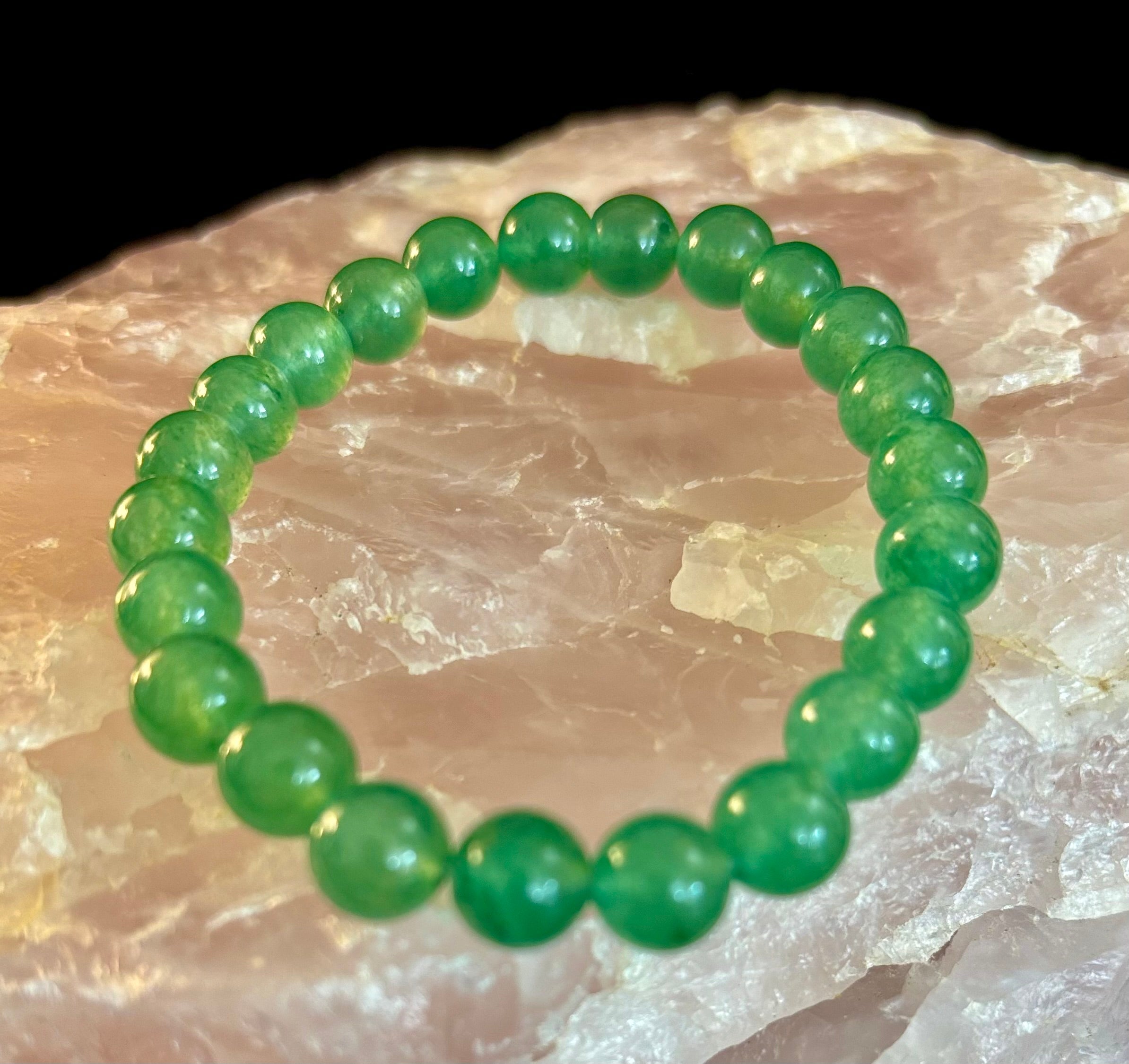 Green Aventurine Bracelet – Luck, Healing & Heart-Centered Energy | | Wiccan Center