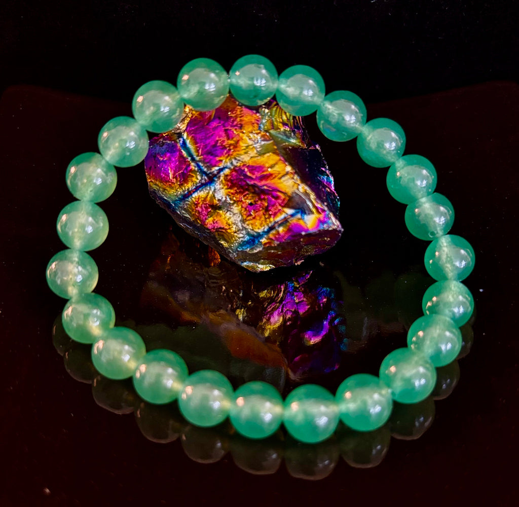 Green Aventurine Bracelet – Luck, Healing & Heart-Centered Energy | | Wiccan Center