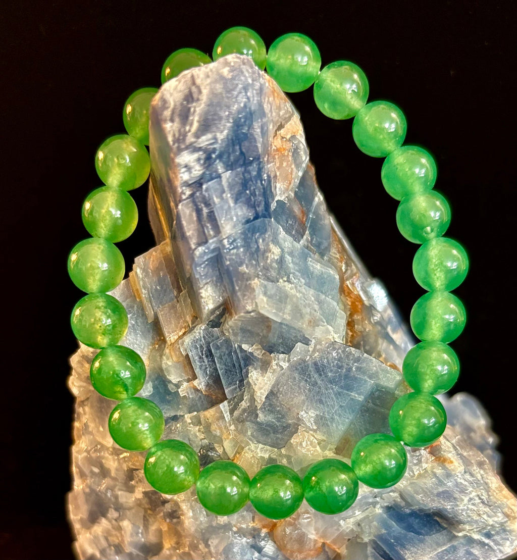 Green Aventurine Bracelet – Luck, Healing & Heart-Centered Energy | | Wiccan Center