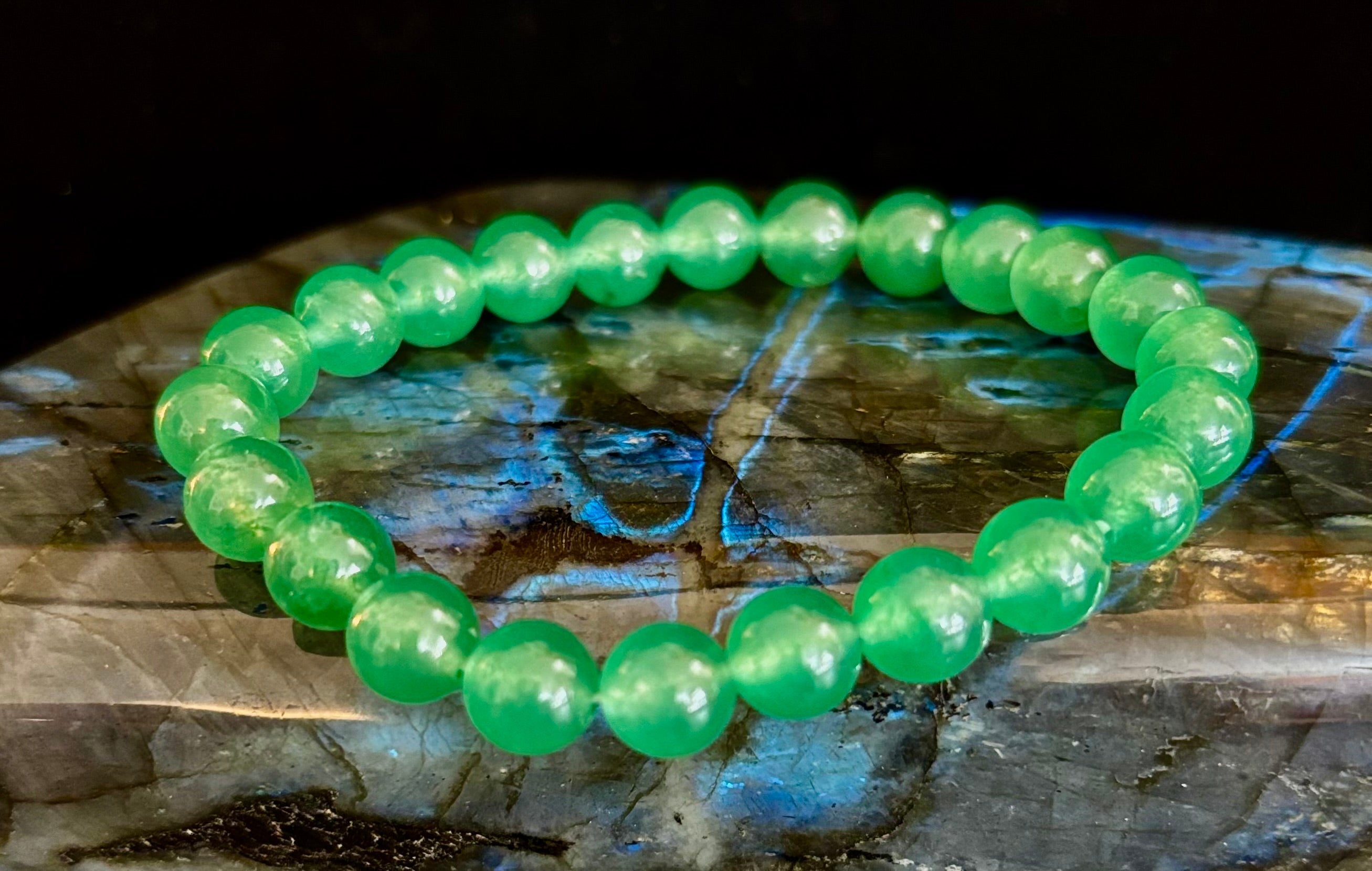 Green Aventurine Bracelet – Luck, Healing & Heart-Centered Energy | | Wiccan Center