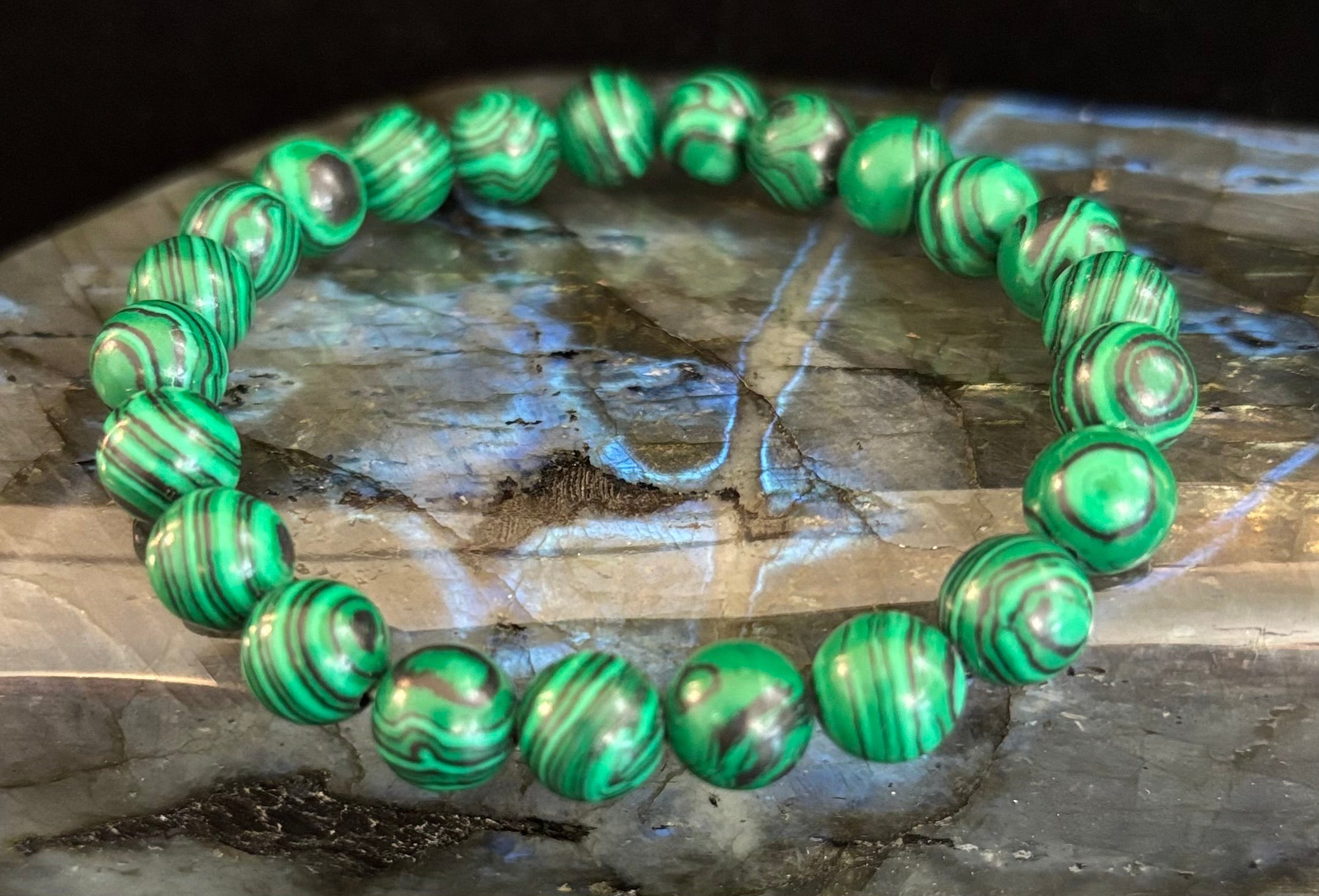 Malachite Bead Bracelet – Transformation and Protection | | Wiccan Center