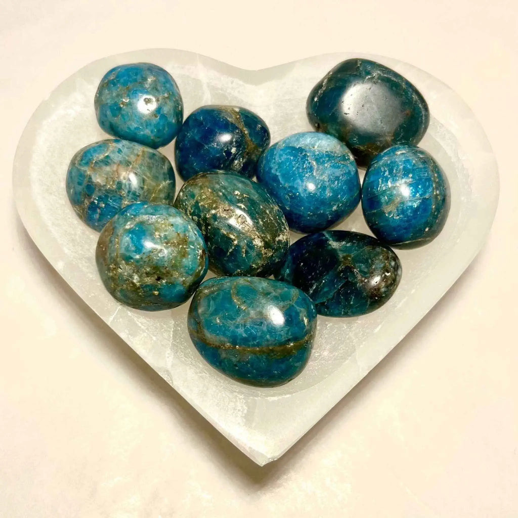 Blue Apatite Tumbled Stone | Tumbled Stones | Wiccan Center