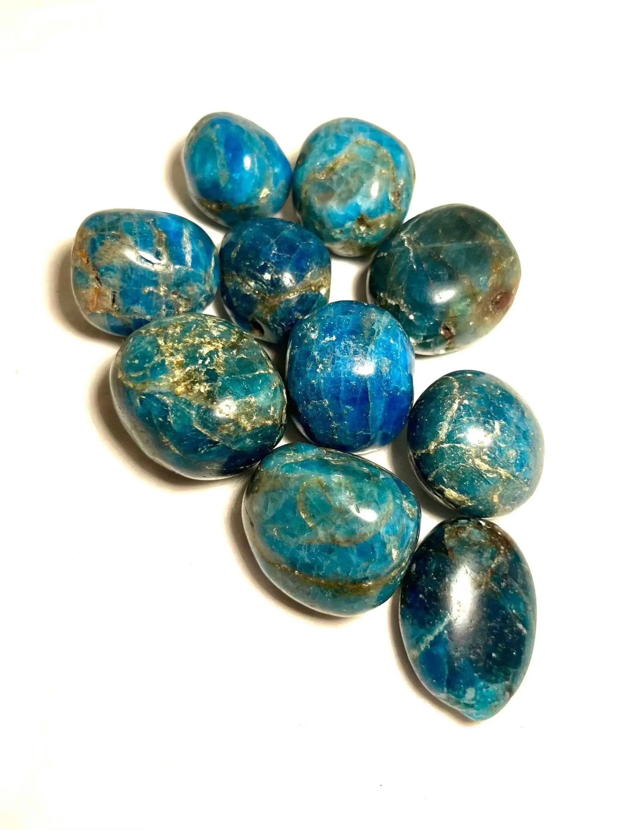 Blue Apatite Tumbled Stone | Tumbled Stones | Wiccan Center