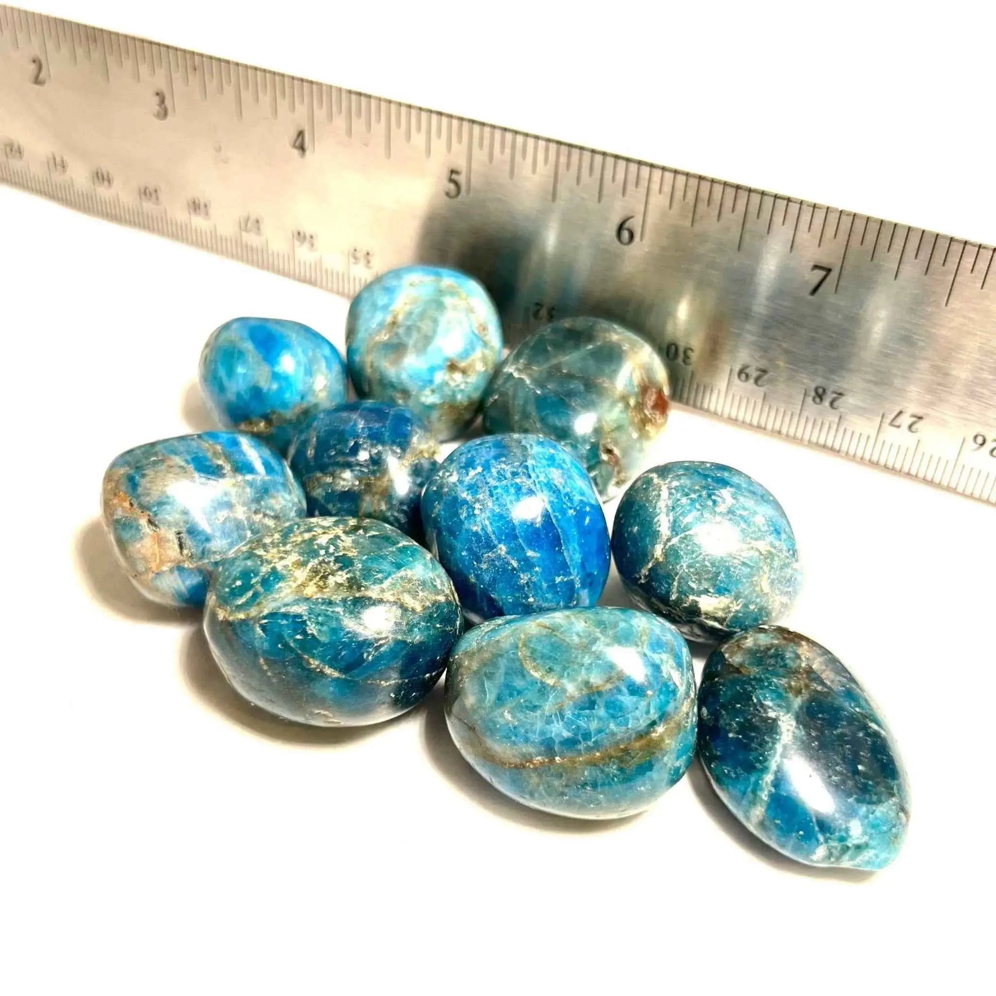 Blue Apatite Tumbled Stone | Tumbled Stones | Wiccan Center