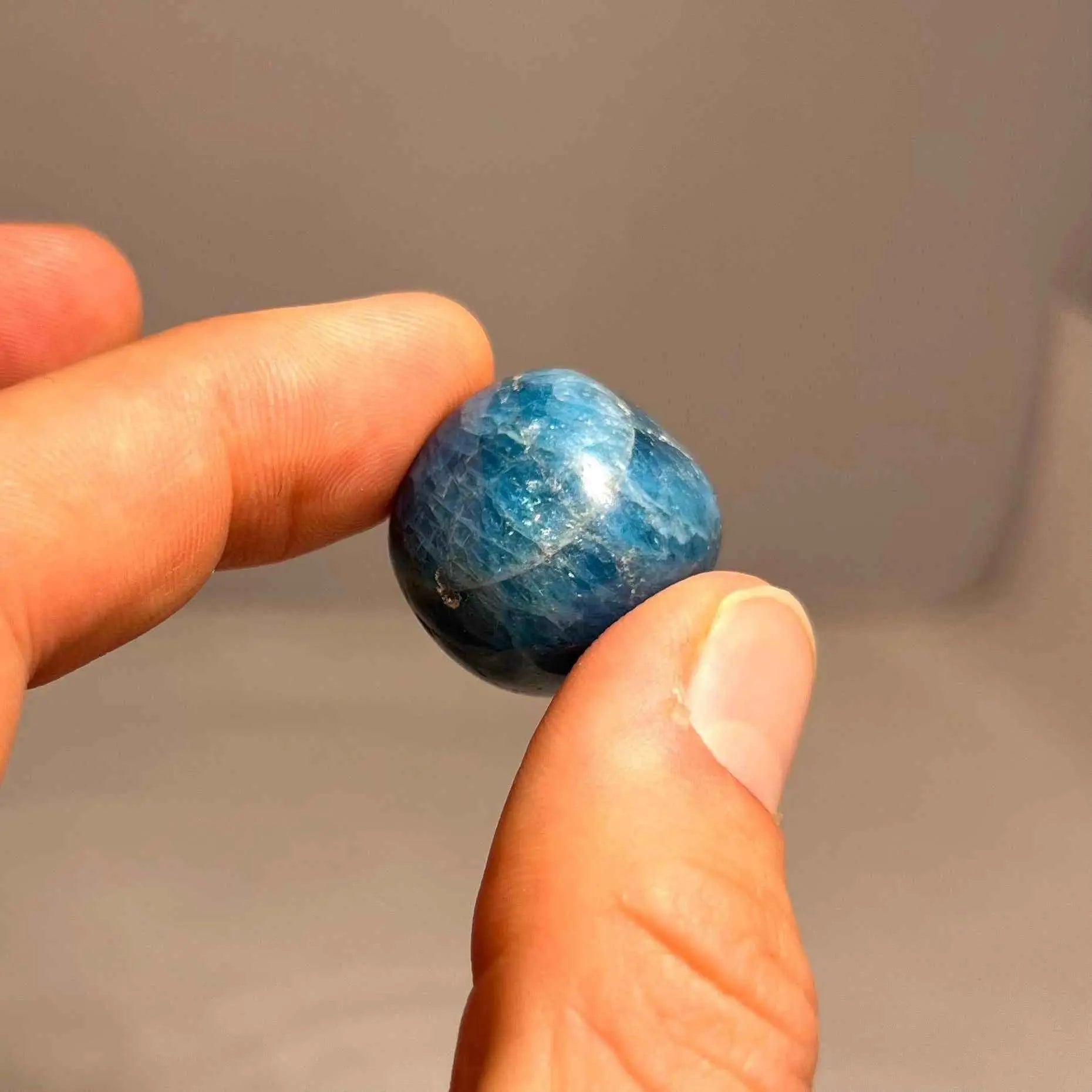 Blue Apatite Tumbled Stone | Tumbled Stones | Wiccan Center
