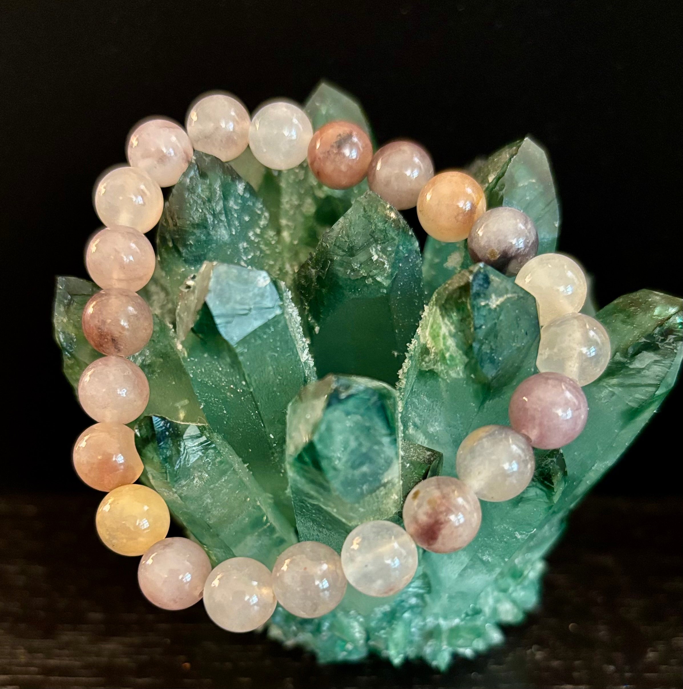 Elegant Natural Quartz Crystal Bracelet – Soothing Energy and Timeless Style | | Wiccan Center