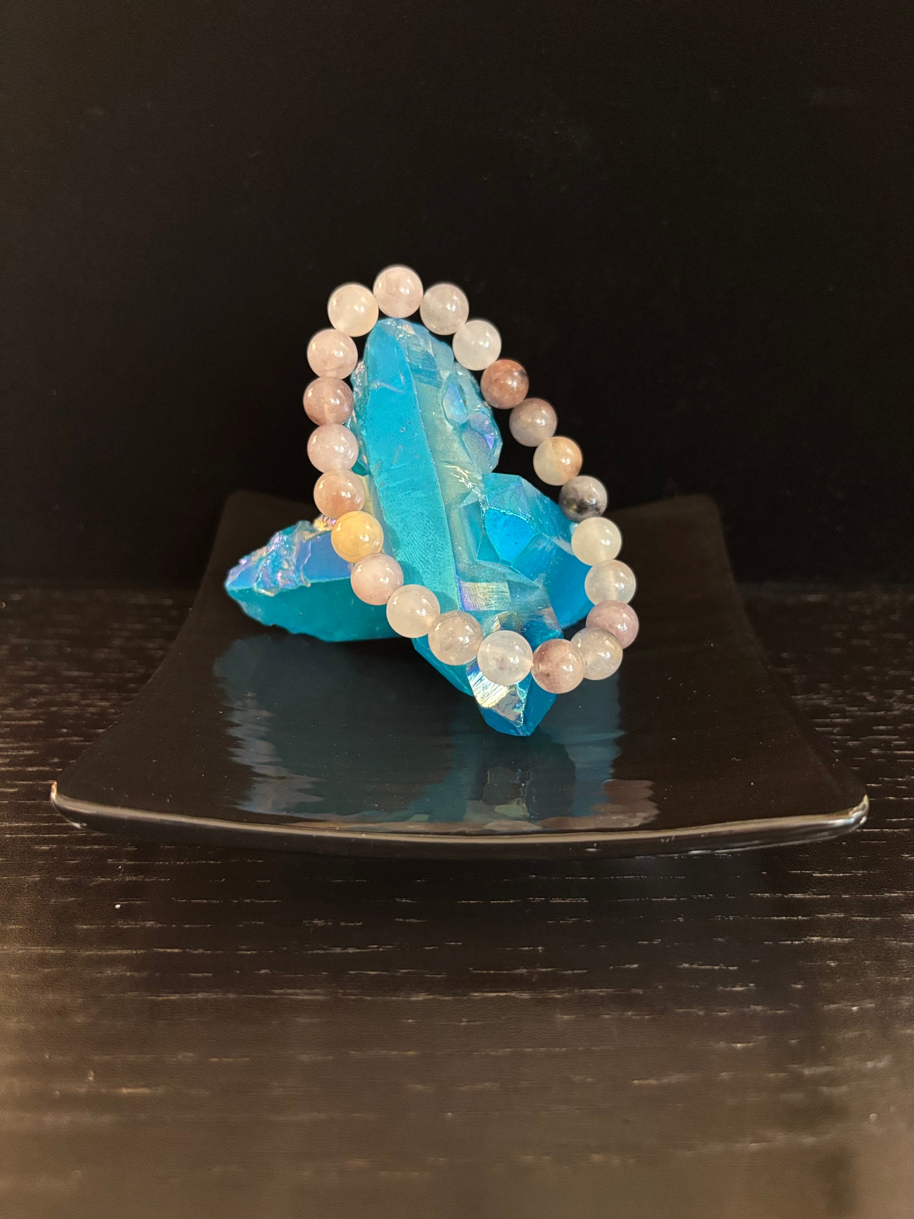 Elegant Natural Quartz Crystal Bracelet – Soothing Energy and Timeless Style | | Wiccan Center
