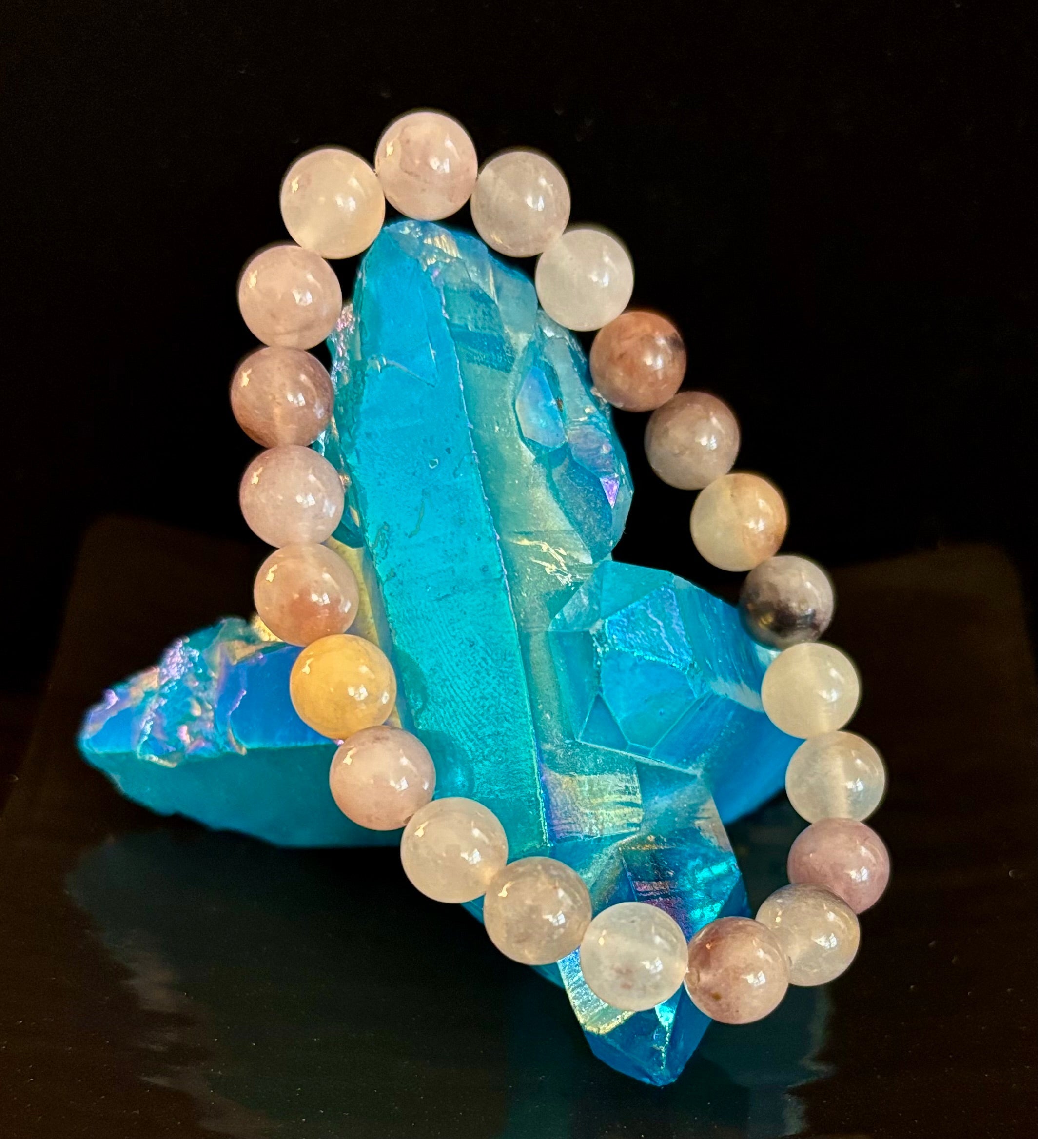 Elegant Natural Quartz Crystal Bracelet – Soothing Energy and Timeless Style | | Wiccan Center