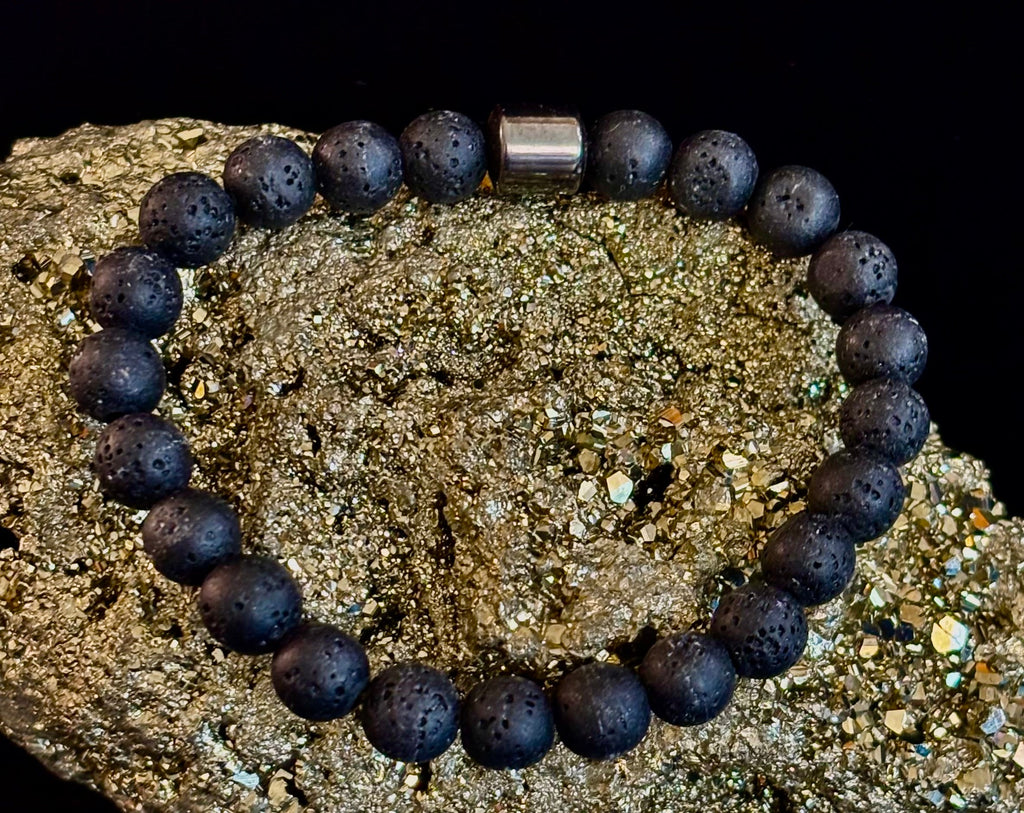Earth Energy Collection – 6 Choices - Natural Stone & Magnetic Bead Bracelets for Medium to Large Wrists | | Wiccan Center
