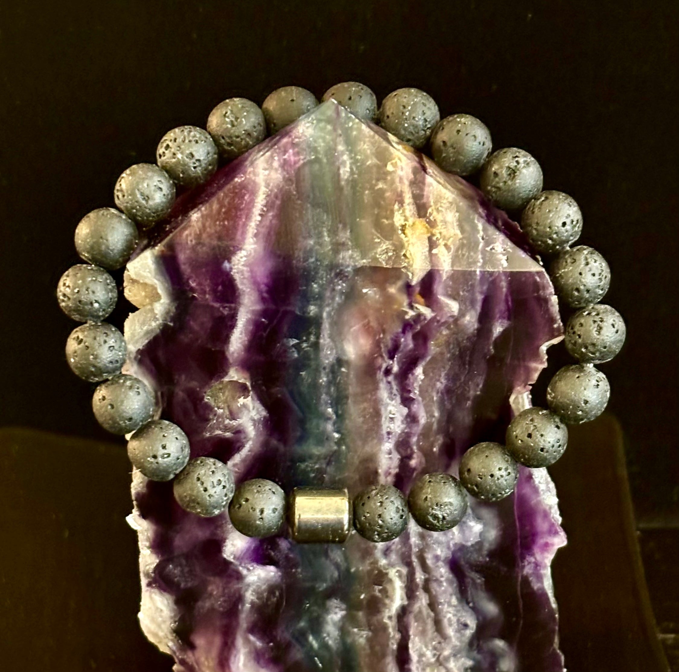 Earth Energy Collection – 6 Choices - Natural Stone & Magnetic Bead Bracelets for Medium to Large Wrists | | Wiccan Center