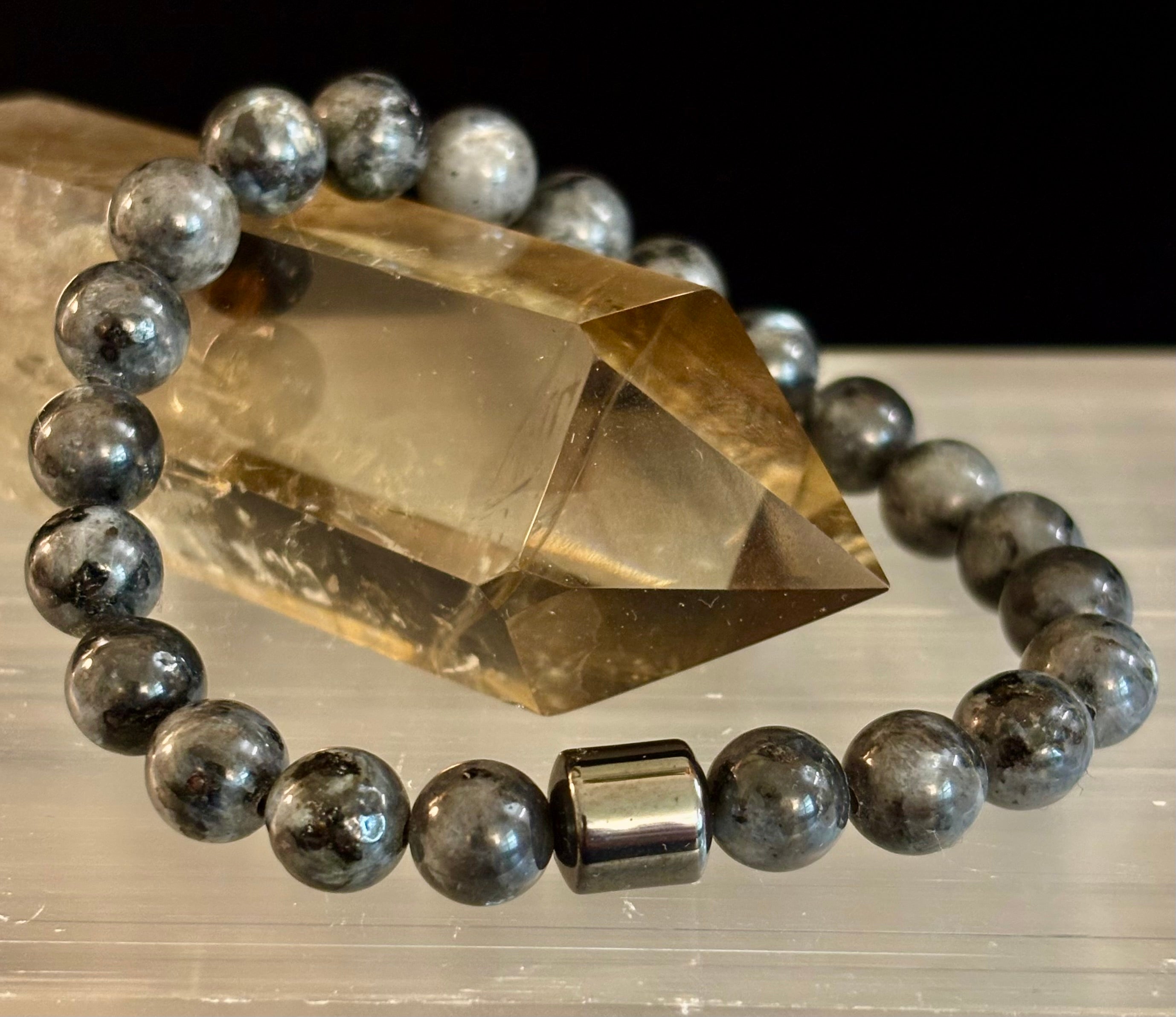 Earth Energy Collection – 6 Choices - Natural Stone & Magnetic Bead Bracelets for Medium to Large Wrists | | Wiccan Center