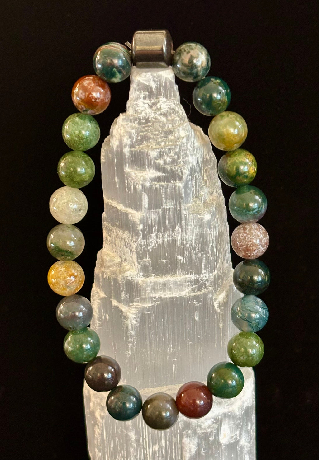 Earth Energy Collection – 6 Choices - Natural Stone & Magnetic Bead Bracelets for Medium to Large Wrists | | Wiccan Center