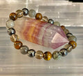 Tiger's Eye, Labradorite, Hematite, Smoky Quartz Protection Bracelet – Strength, Clarity & Grounding | | Wiccan Center