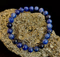 Sodalite Gemstone Bracelet – Intuition, Truth & Emotional Balance (Small to Large Wrist Size Options) | | Wiccan Center