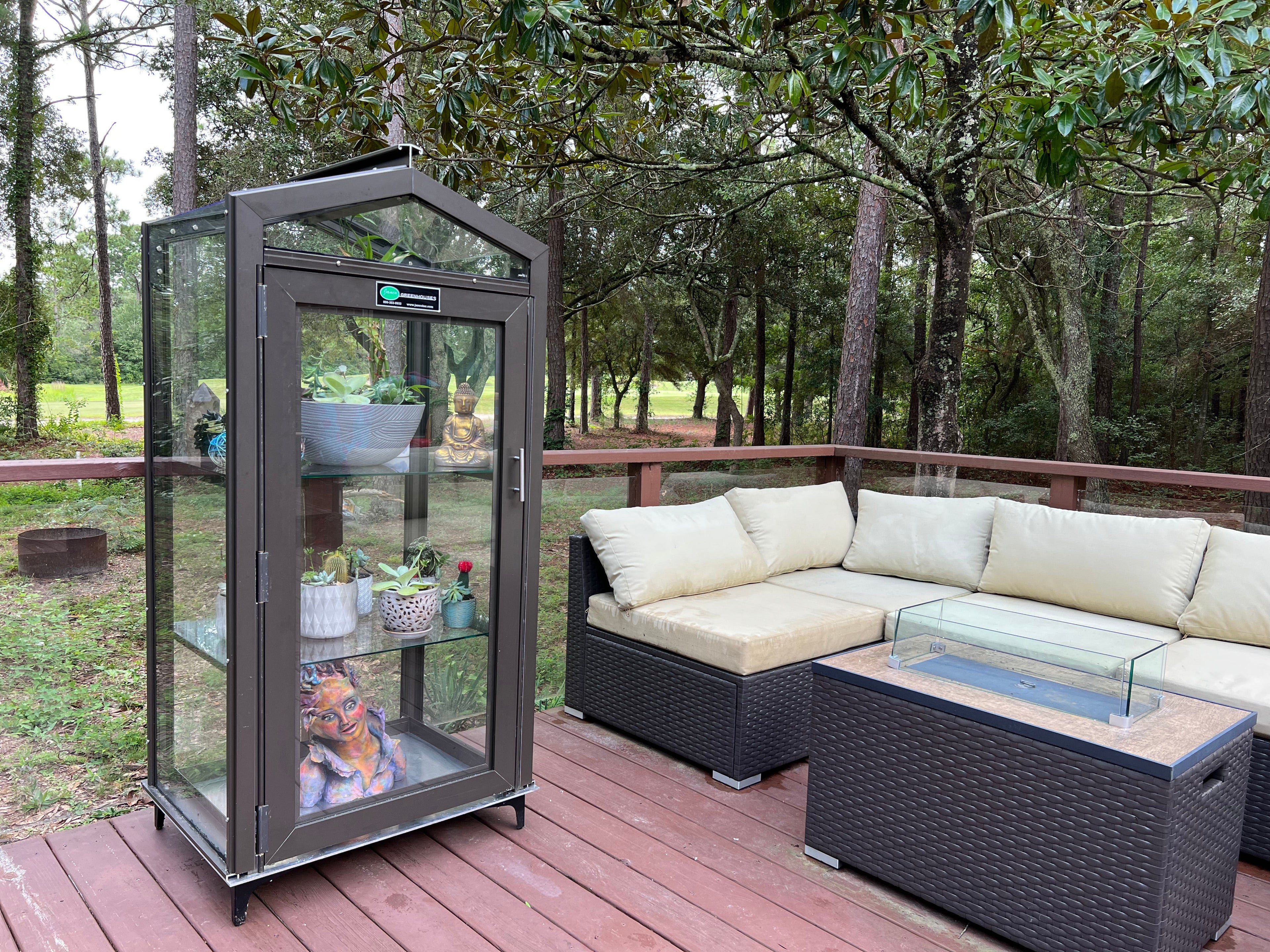 Indoor/Outdoor Garden Cabinet | Greenhouse | Wiccan Center